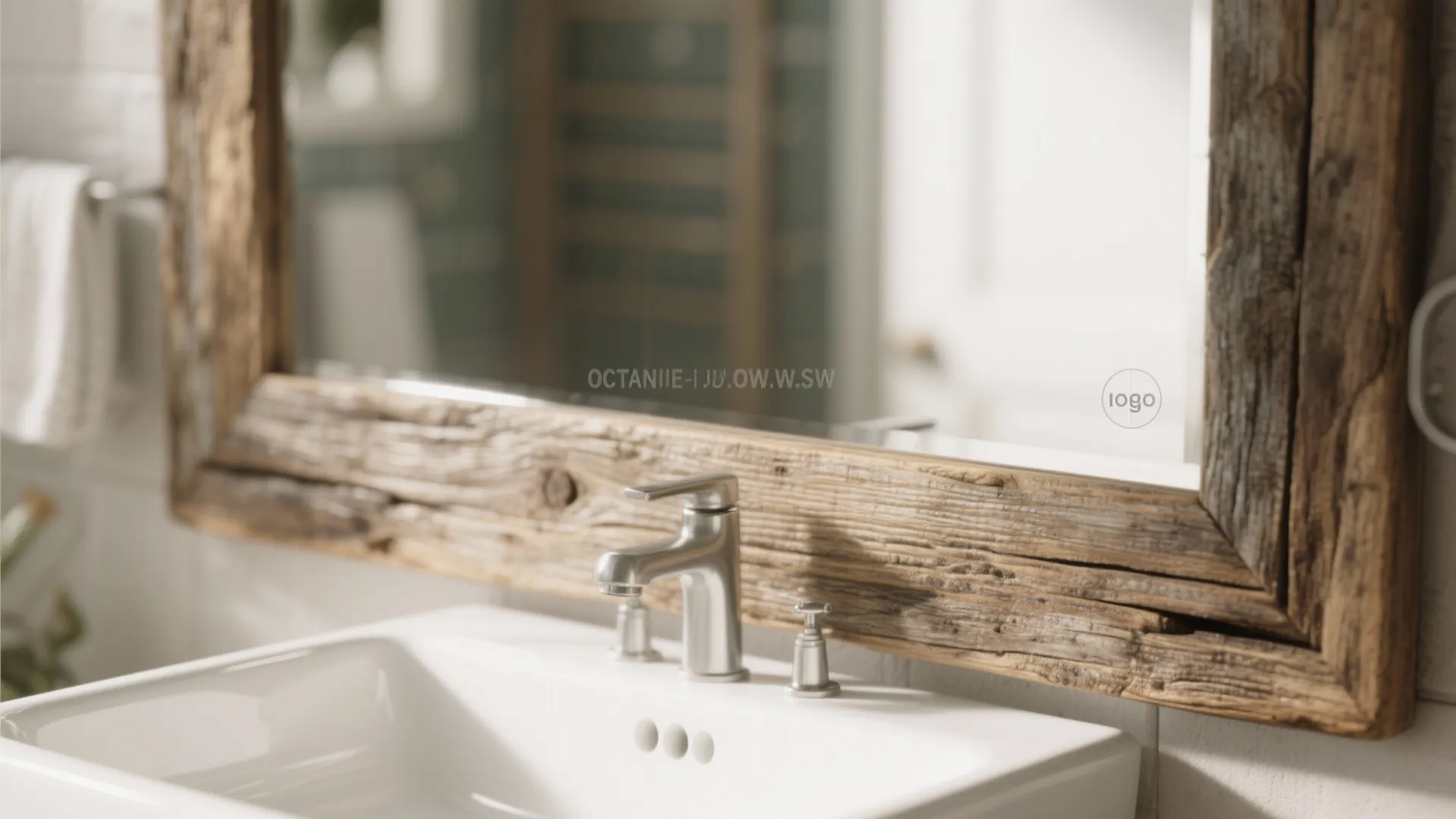 3. Reclaimed wood mirror frames