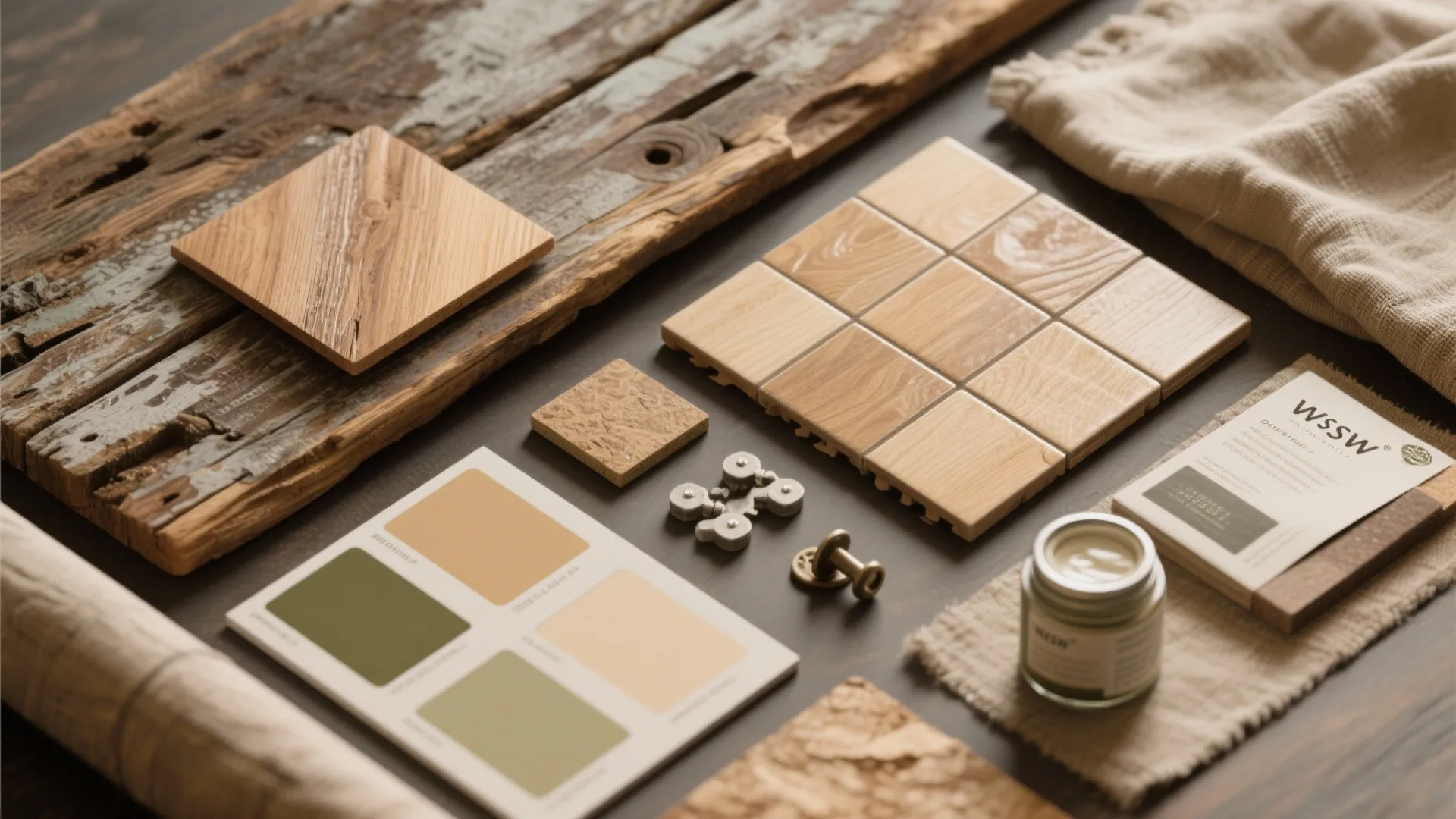 [Section: Reclaimed Wood and Warm Surfaces]