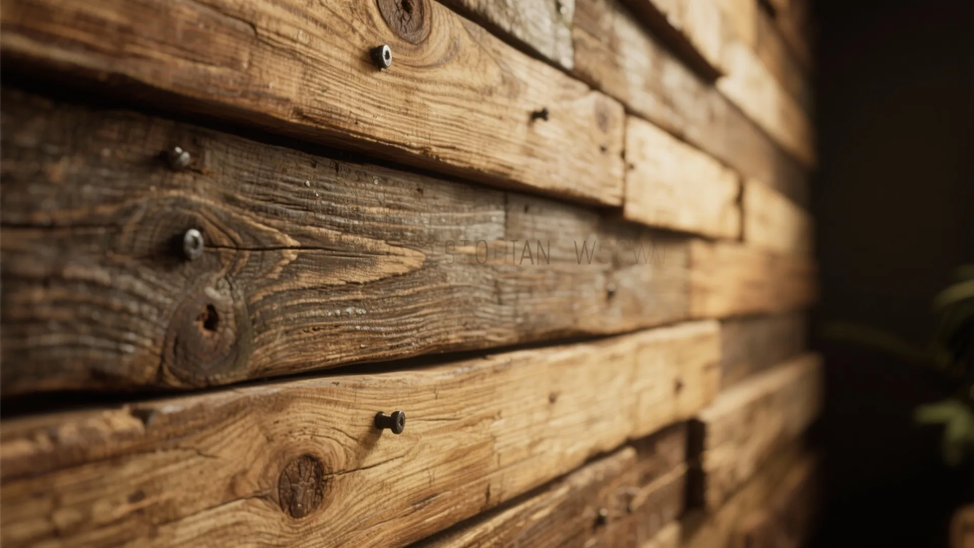 3. Reclaimed wood accent wall for texture and story