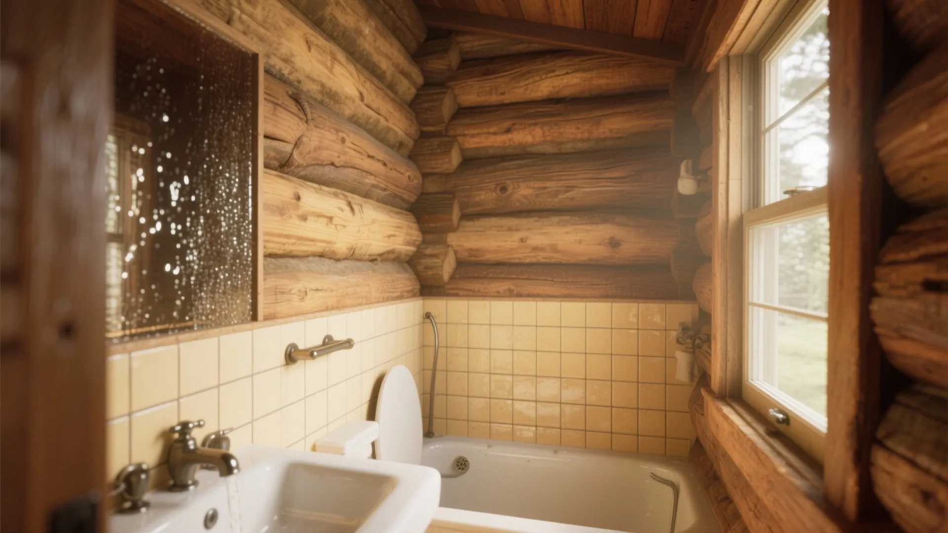 1. Reclaimed Wood Walls with Proper Waterproofing