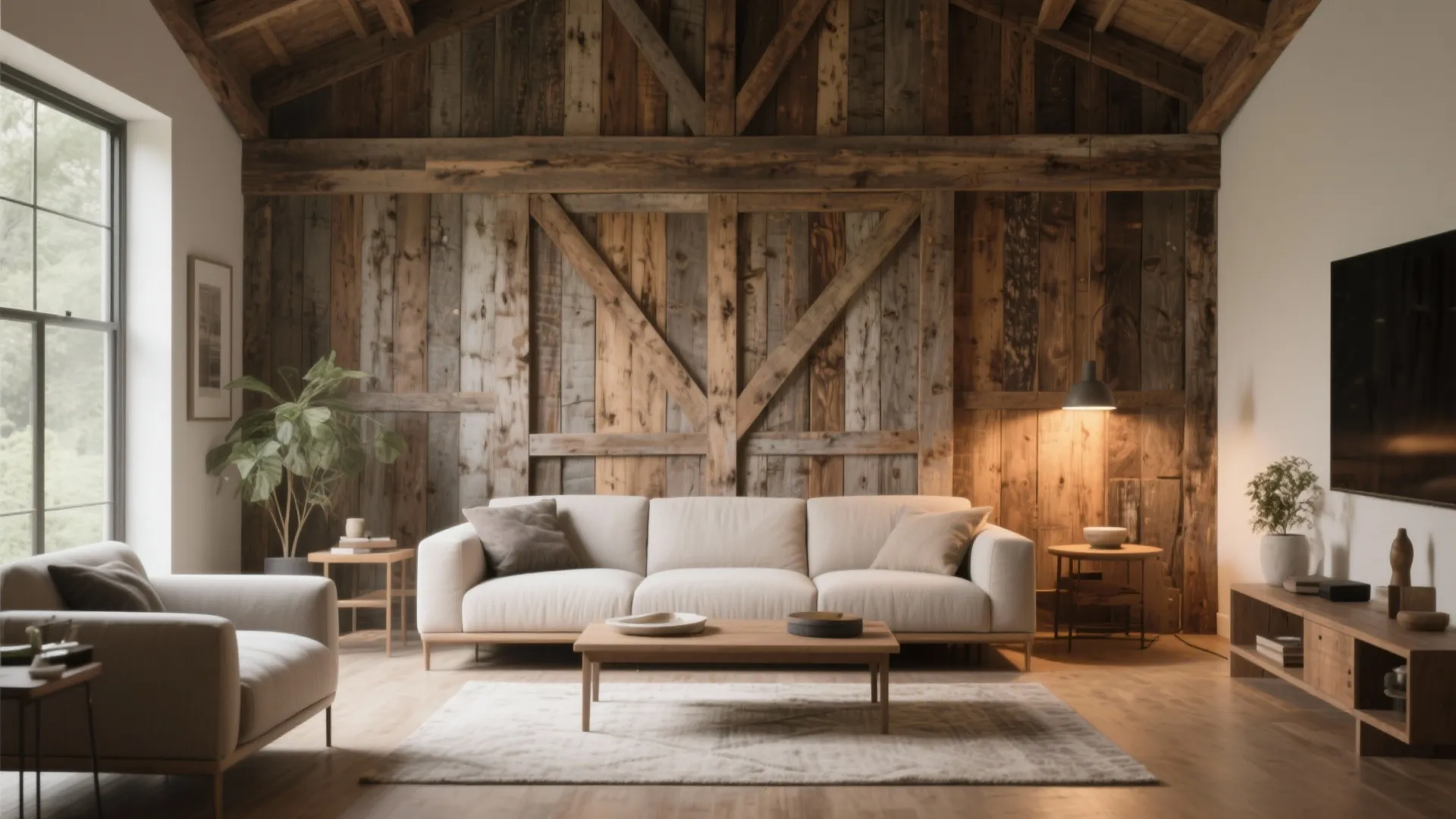 Rustic Reclaimed Wood Accent