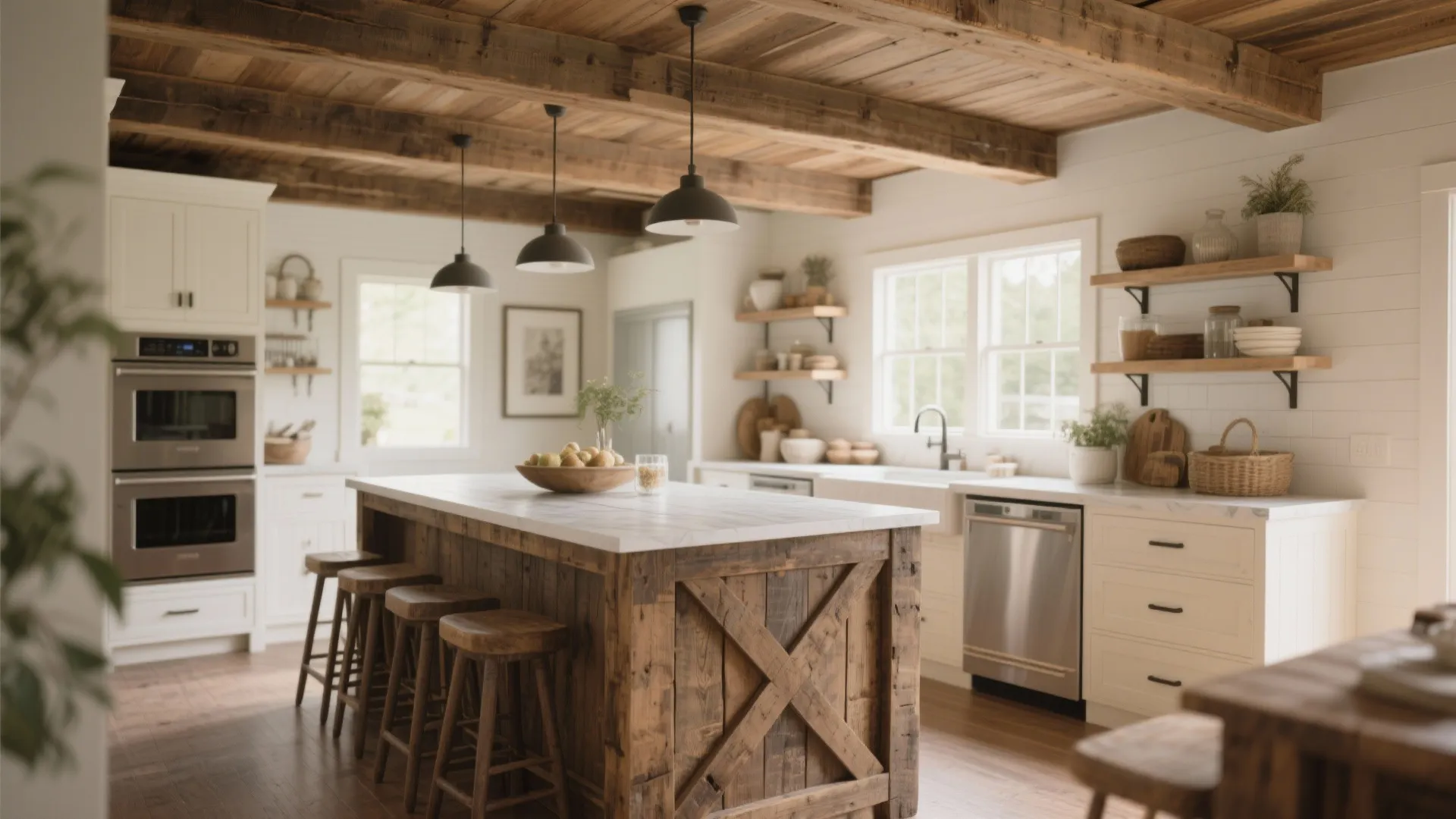 5. Reclaimed Wood Accents