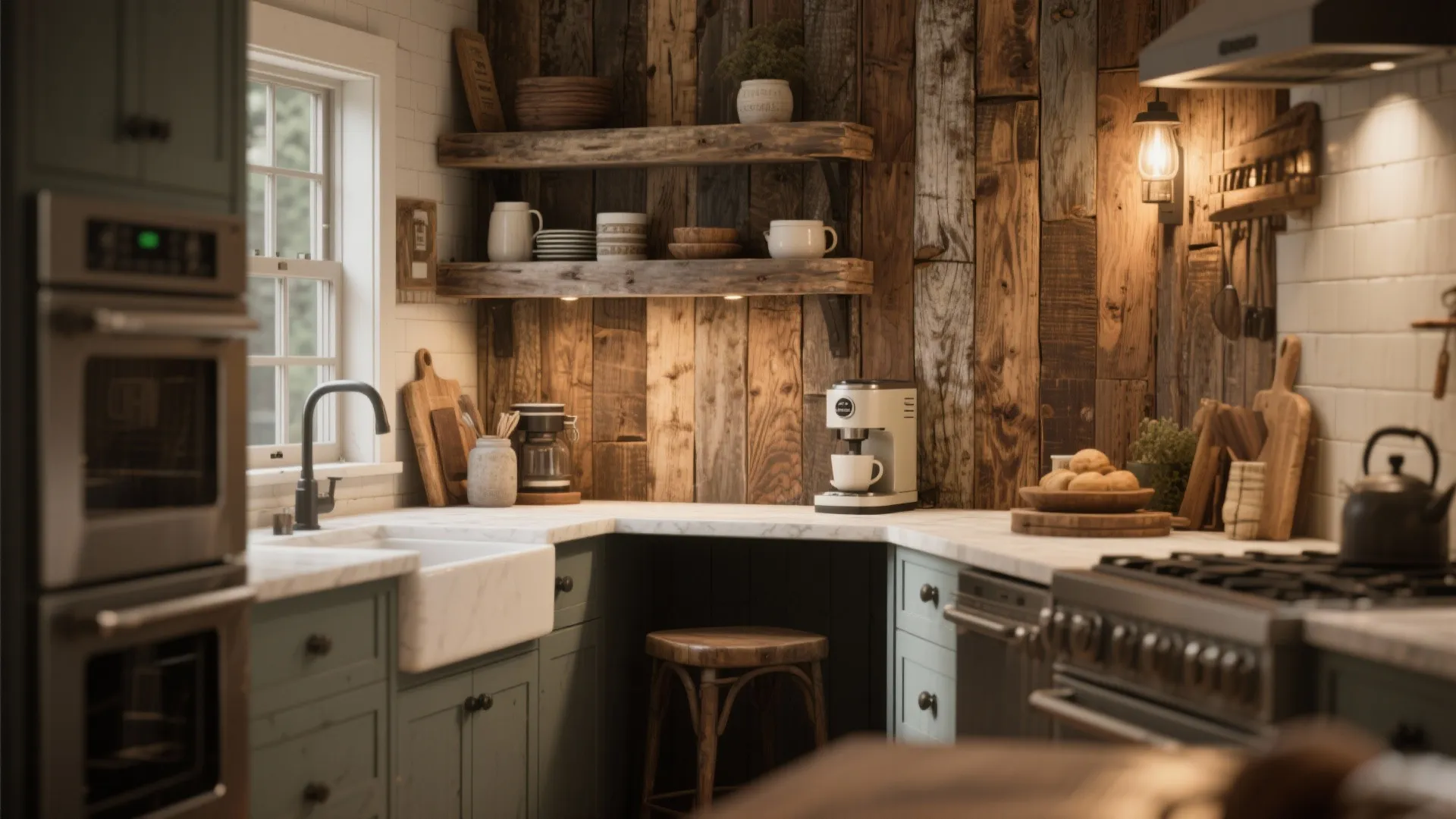 Tip 2: Reclaimed Wood Panels