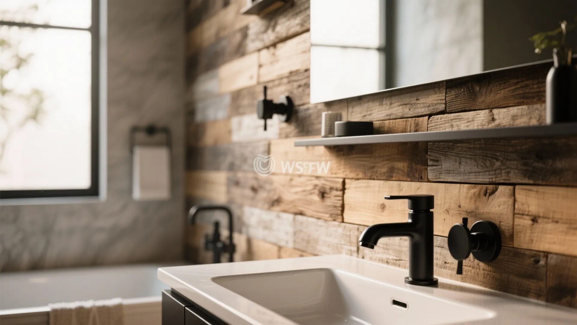 9. Reclaimed Wood Accent