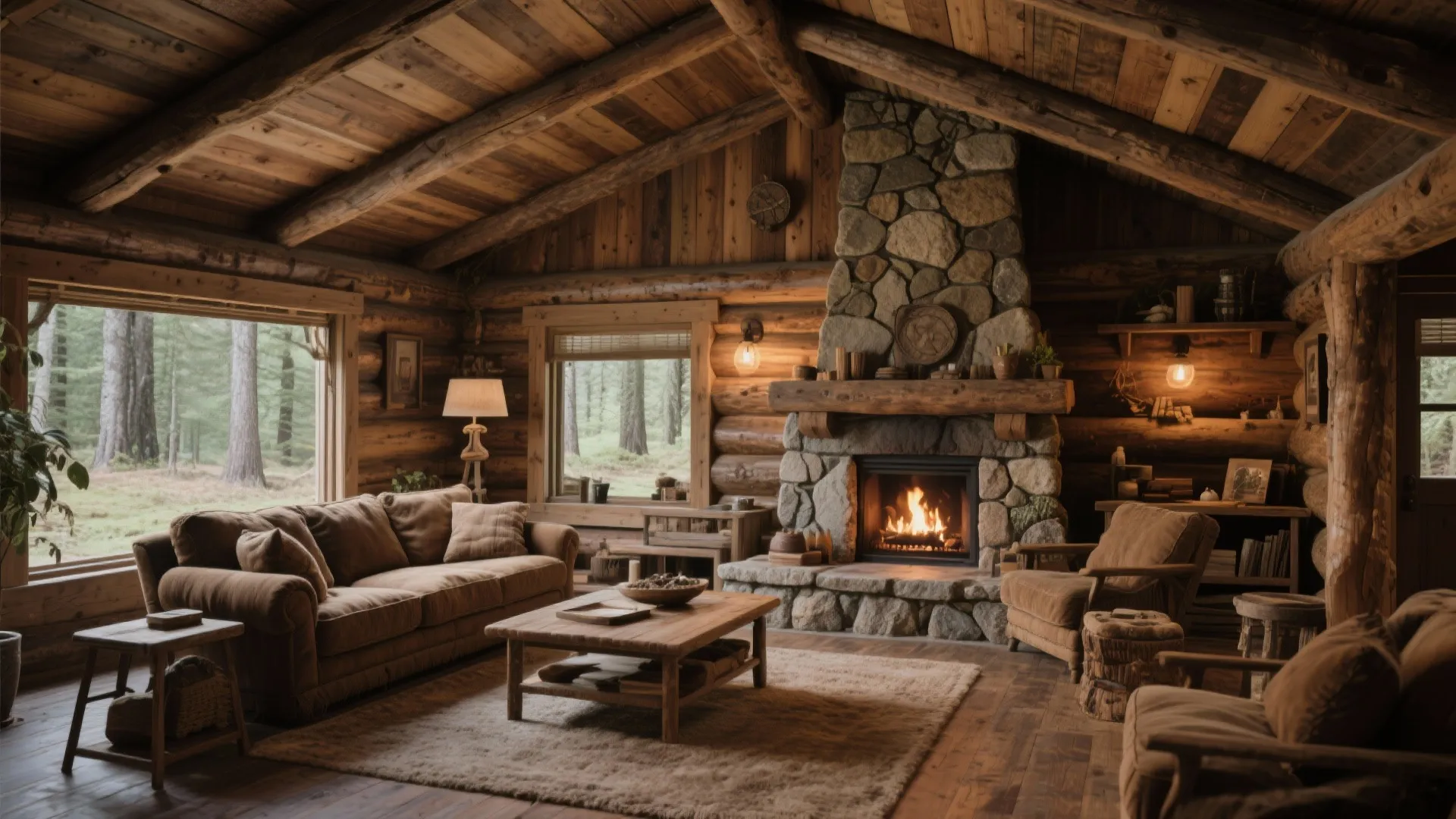 7. Rustic Reclaimed Boards