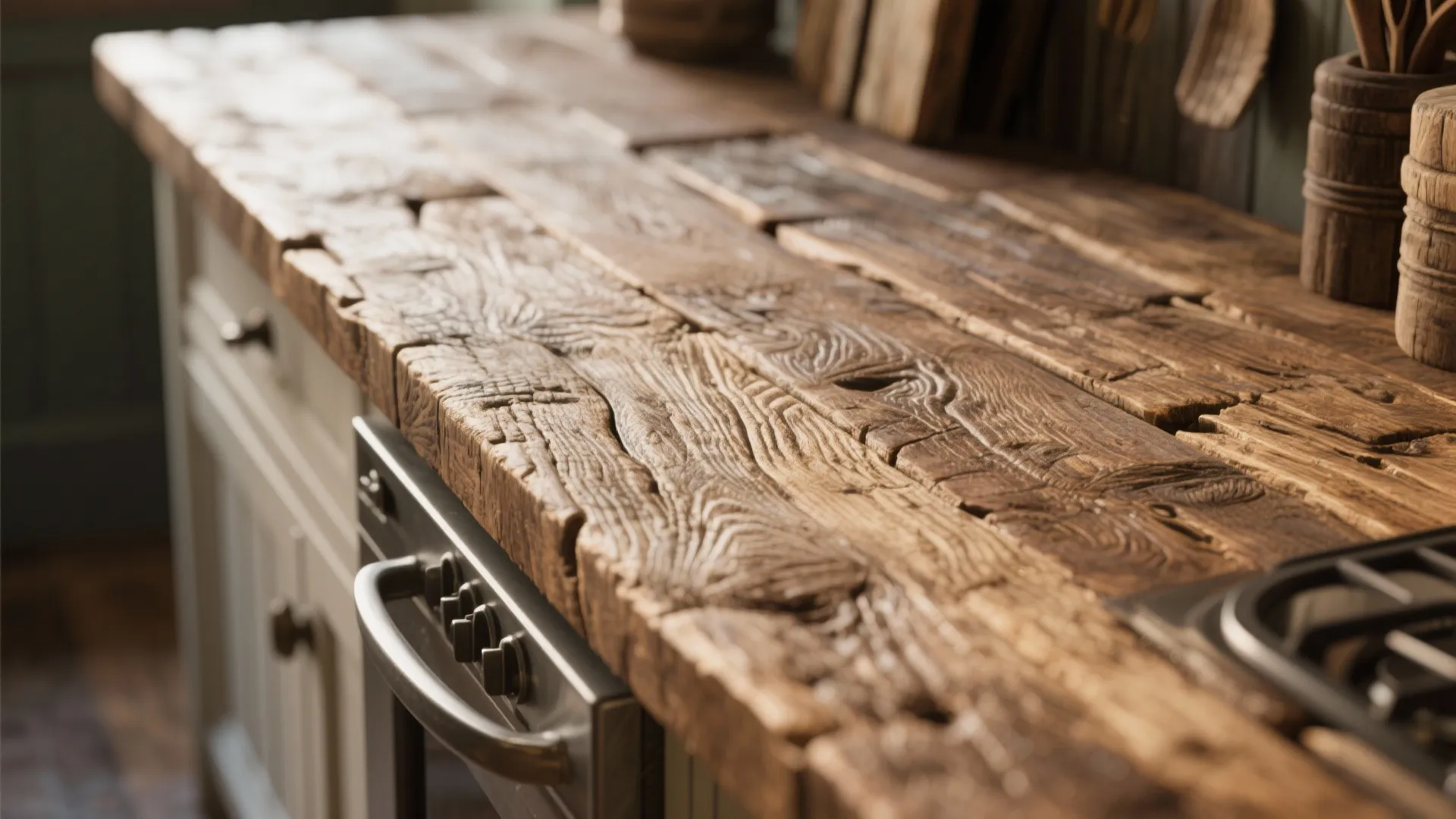 2. Reclaimed Wood Accents