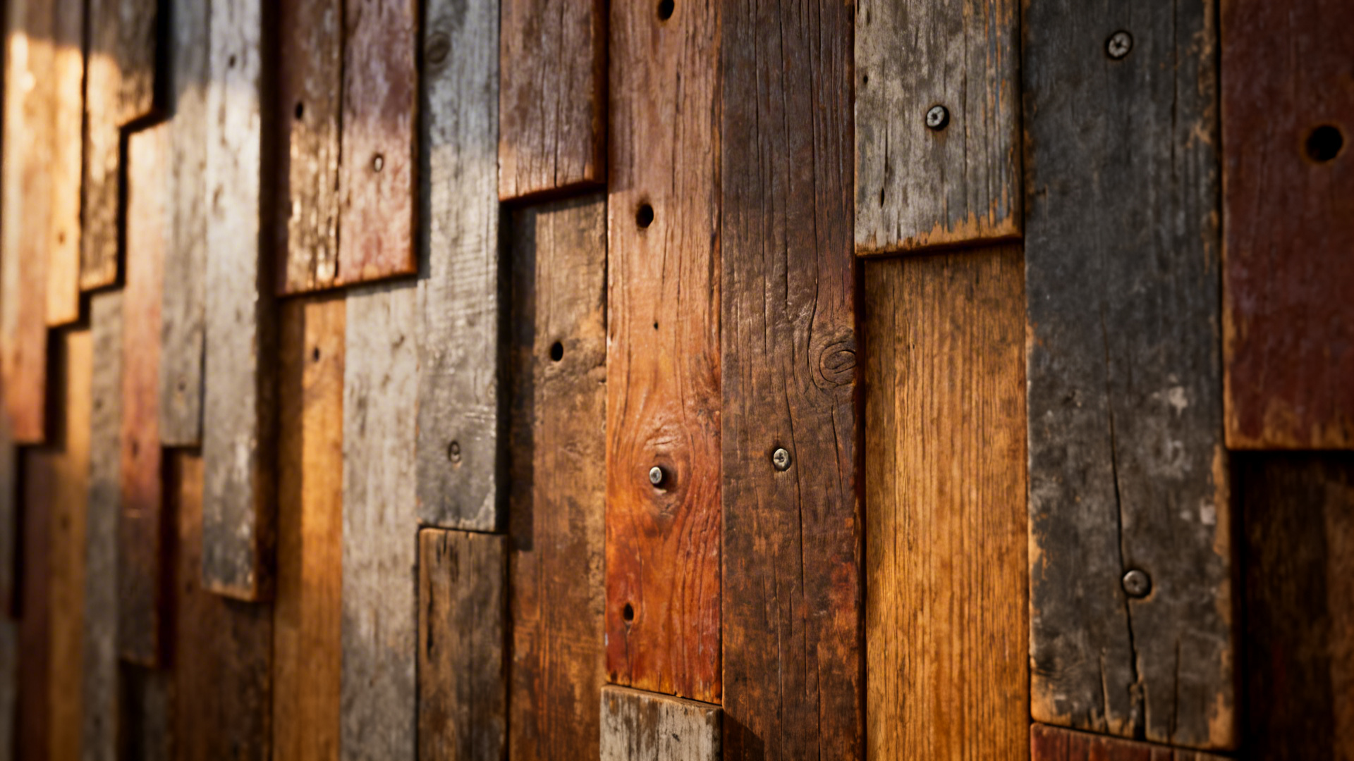 Textured Wall Treatment Ideas With Reclaimed Wood photo