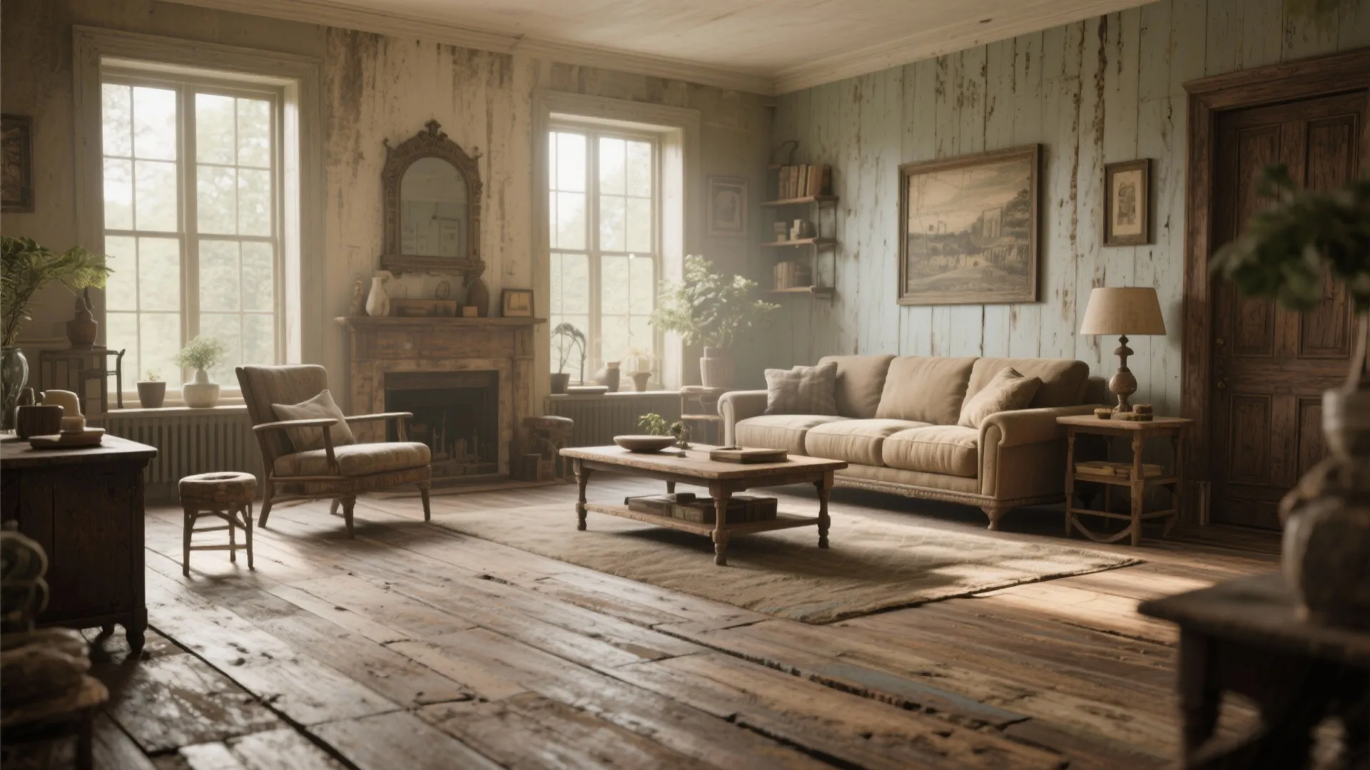 9. Reclaimed Wood Planks