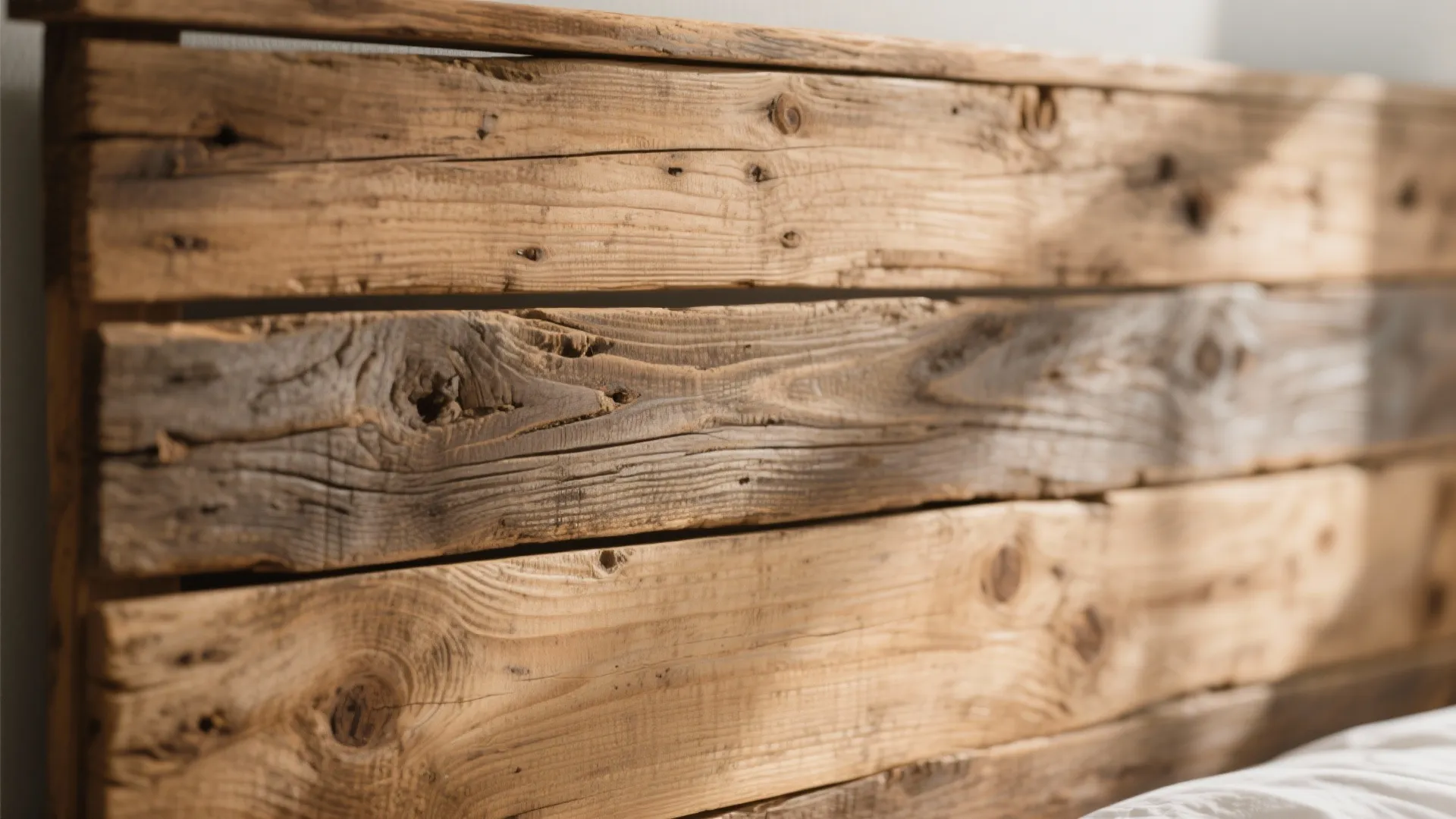 1. Reclaimed Wood Headboard