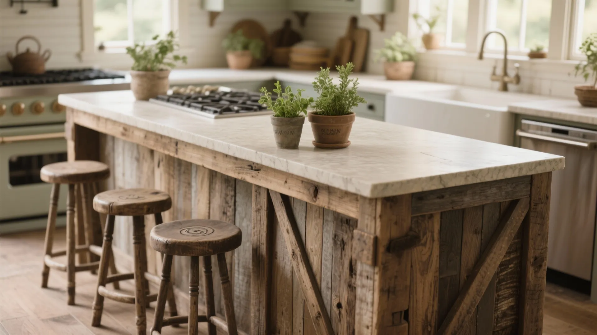 1. Reclaimed Wood Base