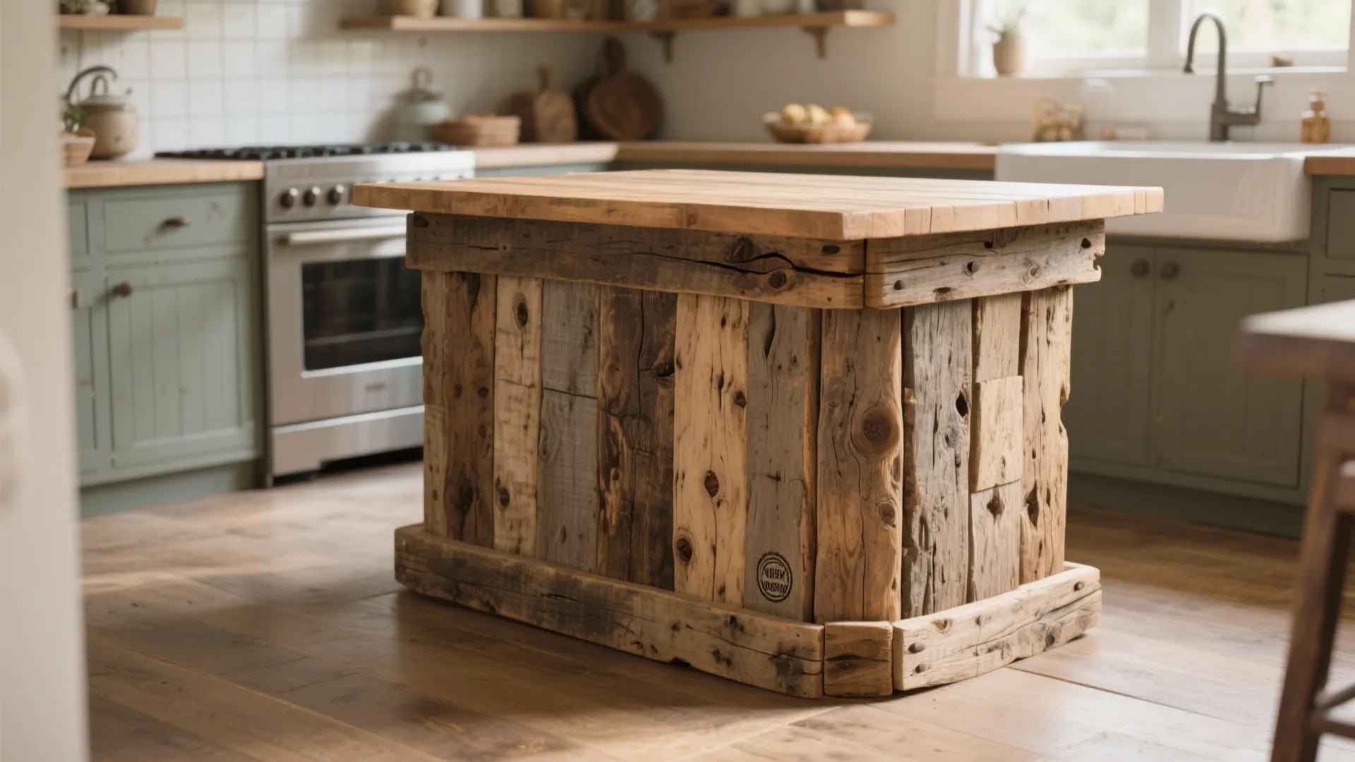 5. Reclaimed Wood Wrap