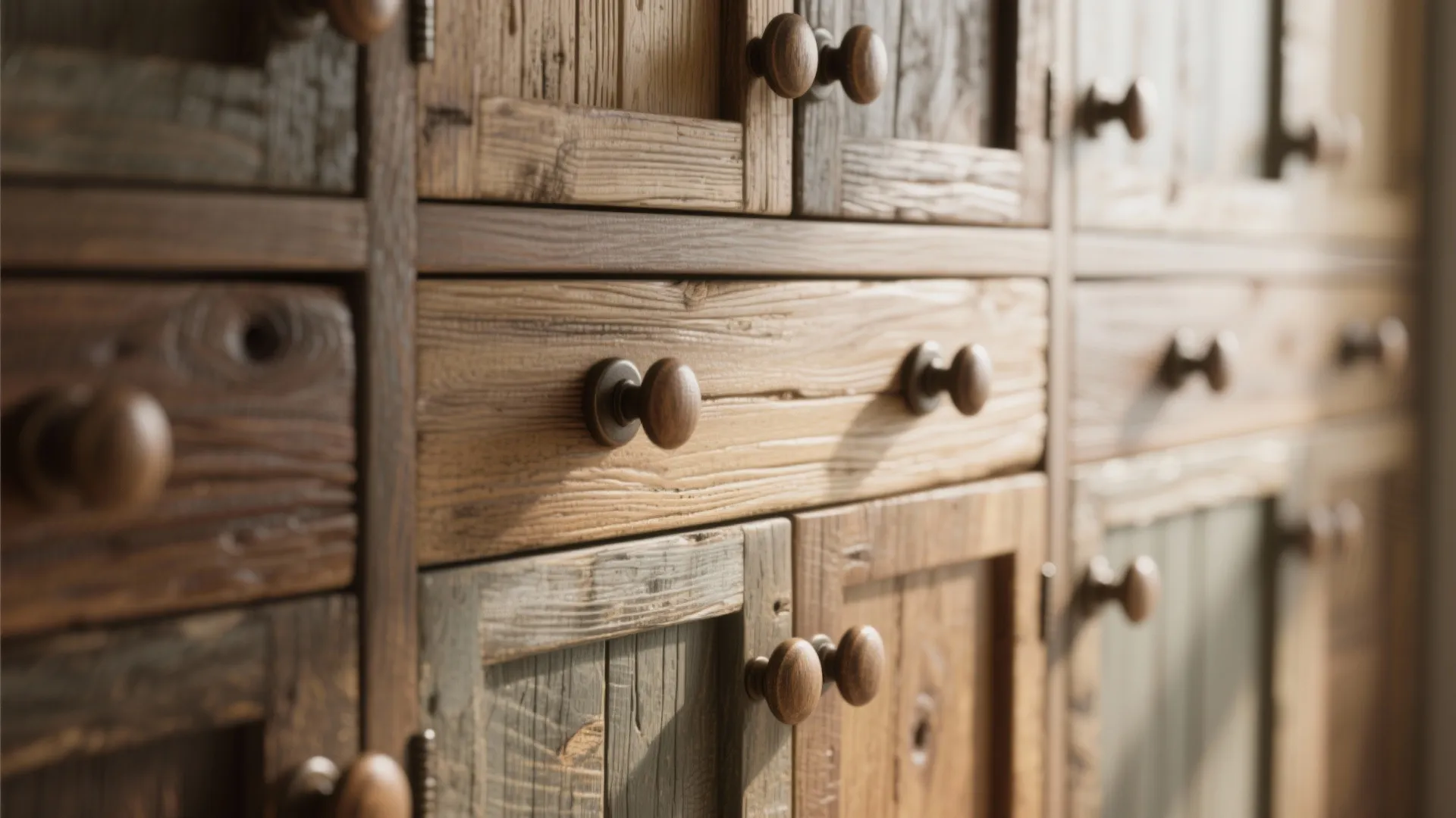 5. Reclaimed Wood Knobs