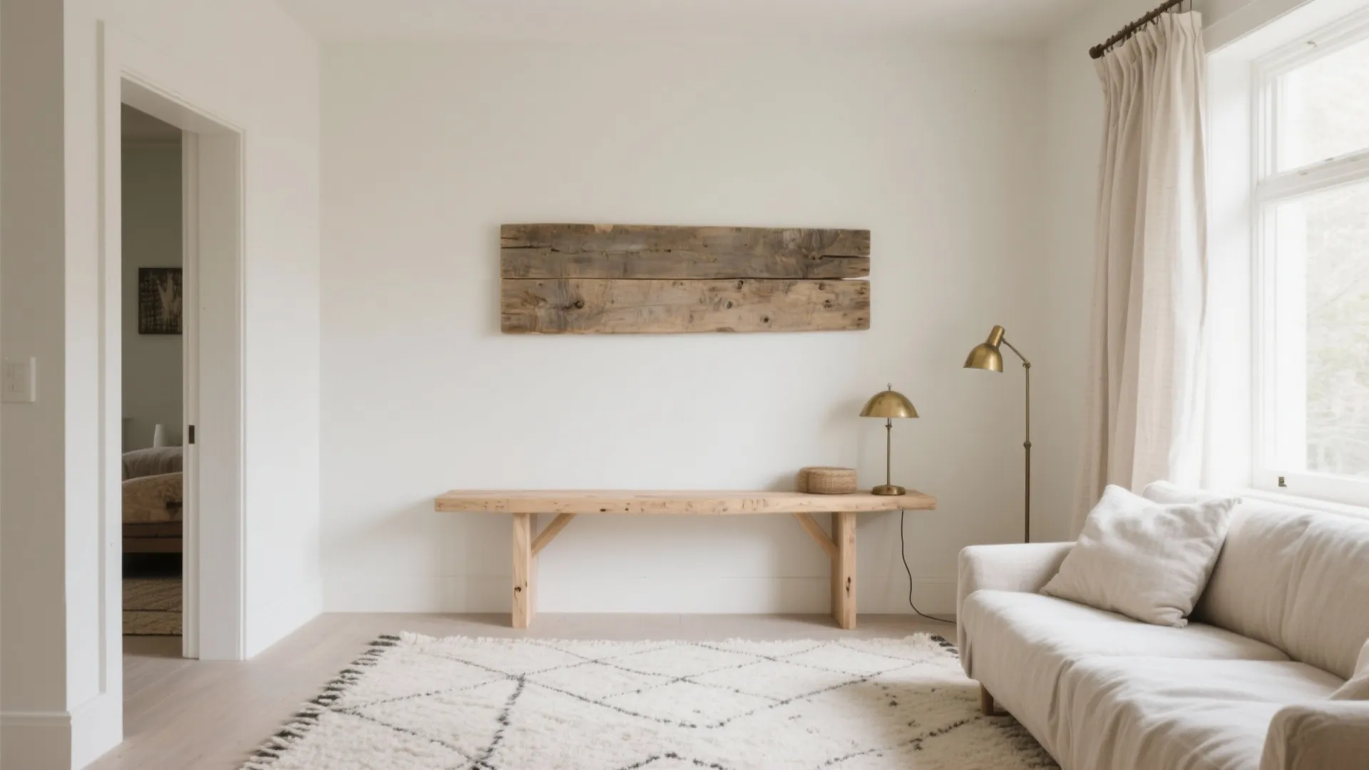 Reclaimed Wood Accents, Kept Light