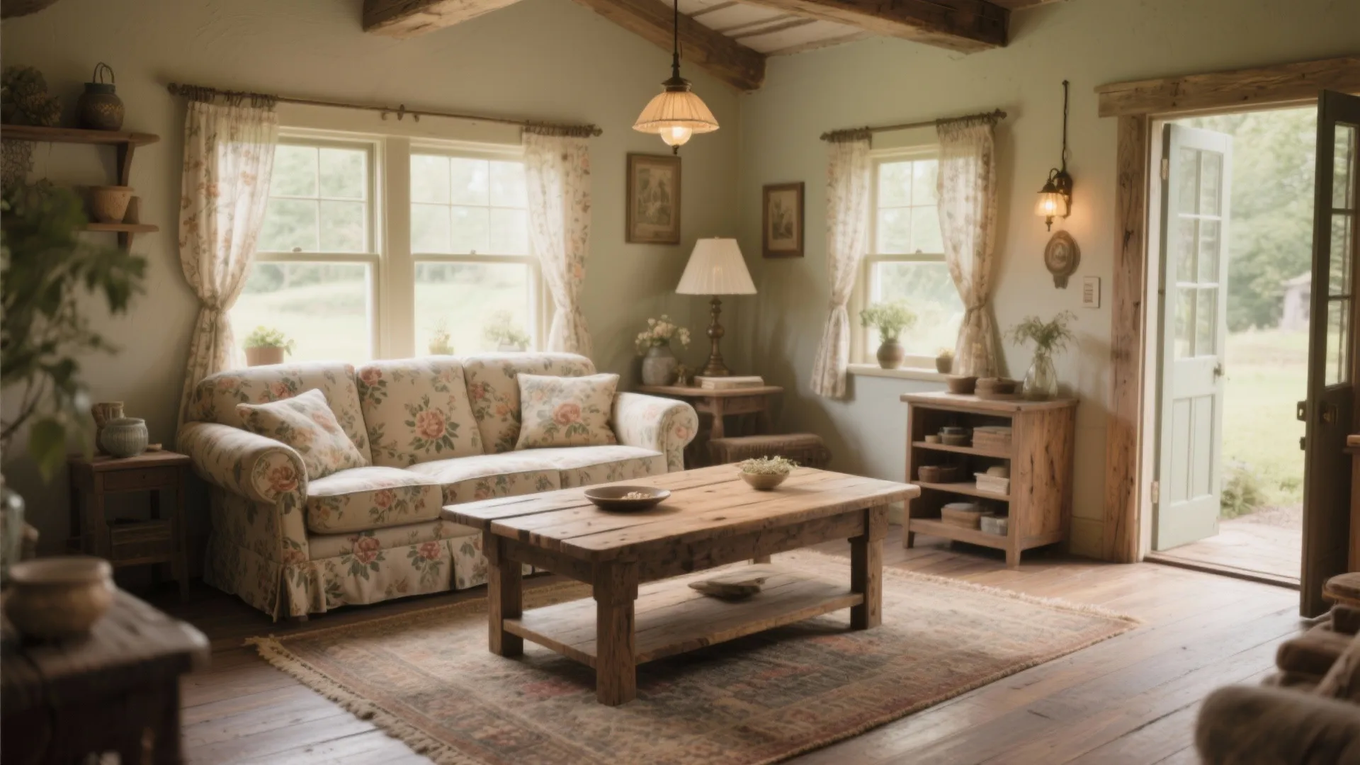 7. Repurposed Wood Coffee Table