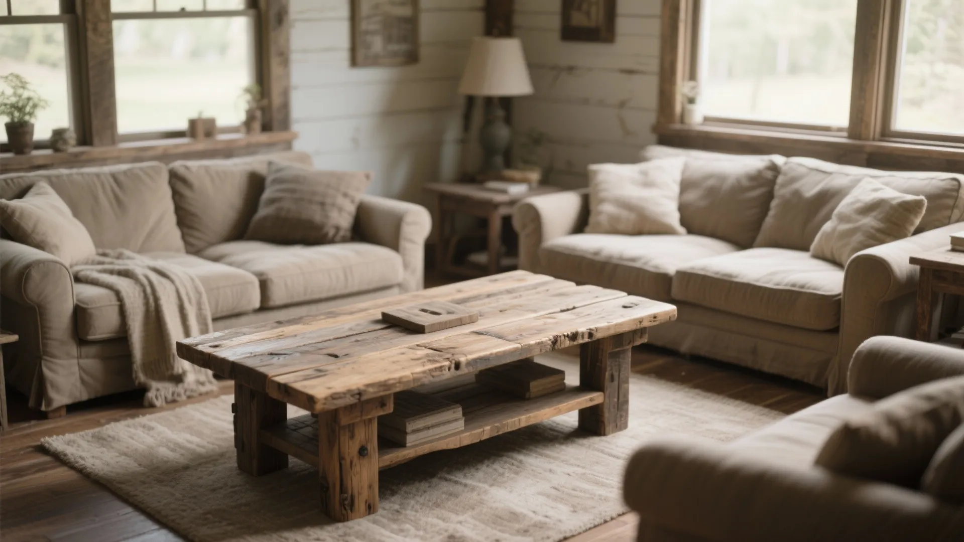 4. Reclaimed Wood Coffee Table