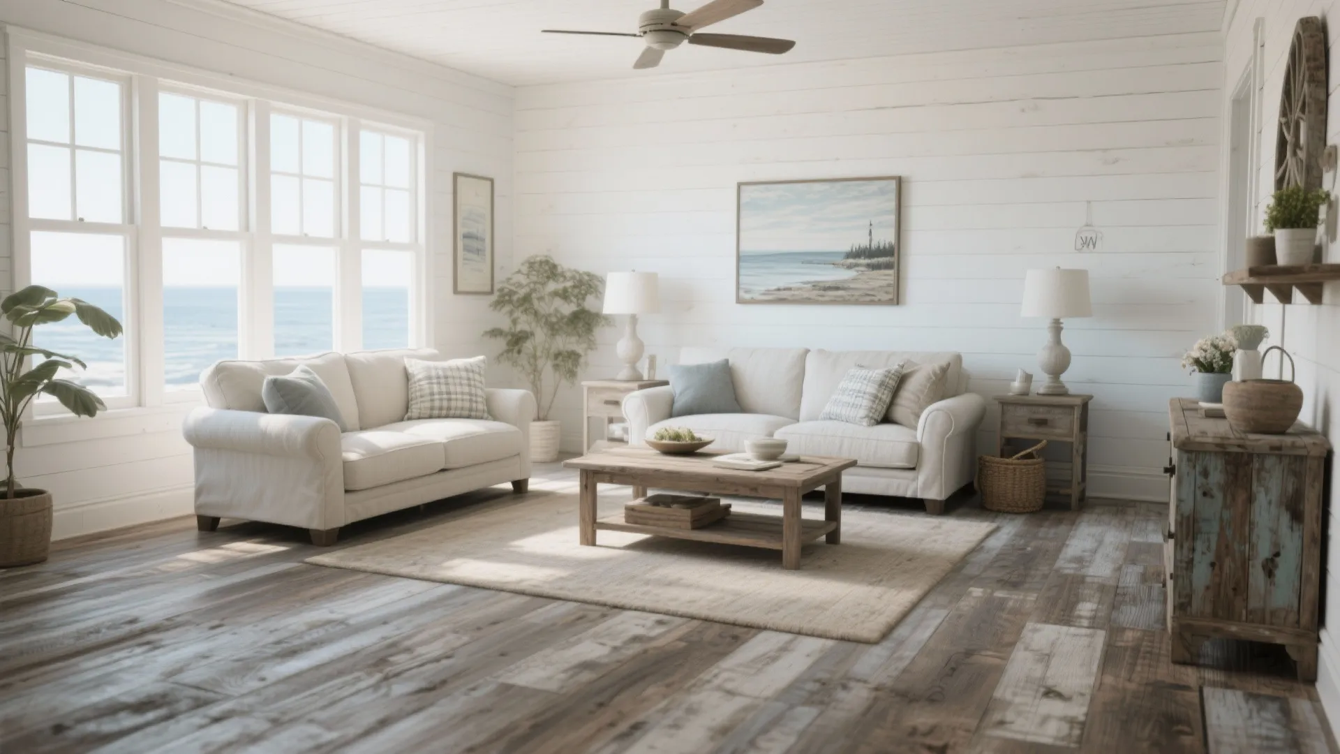 8. Reclaimed Wood Look Vinyl