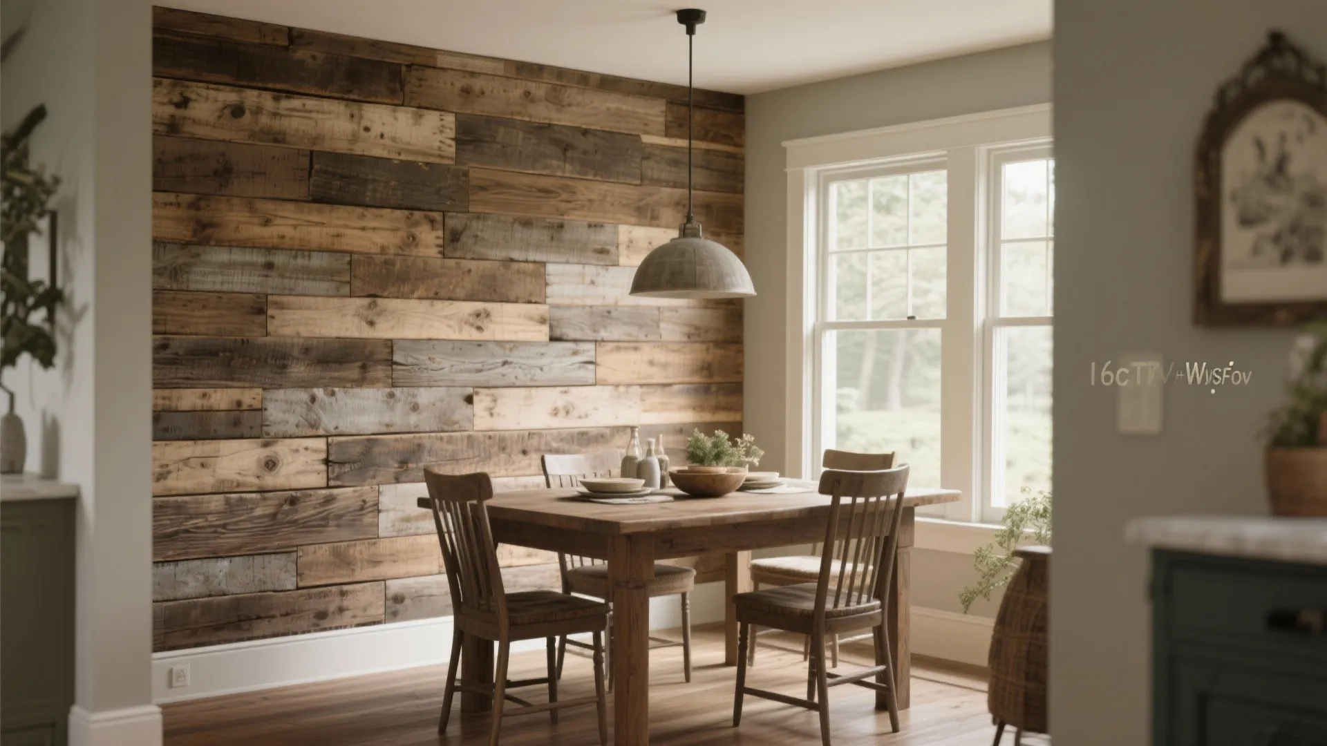 6. Statement Wall with Reclaimed Wood