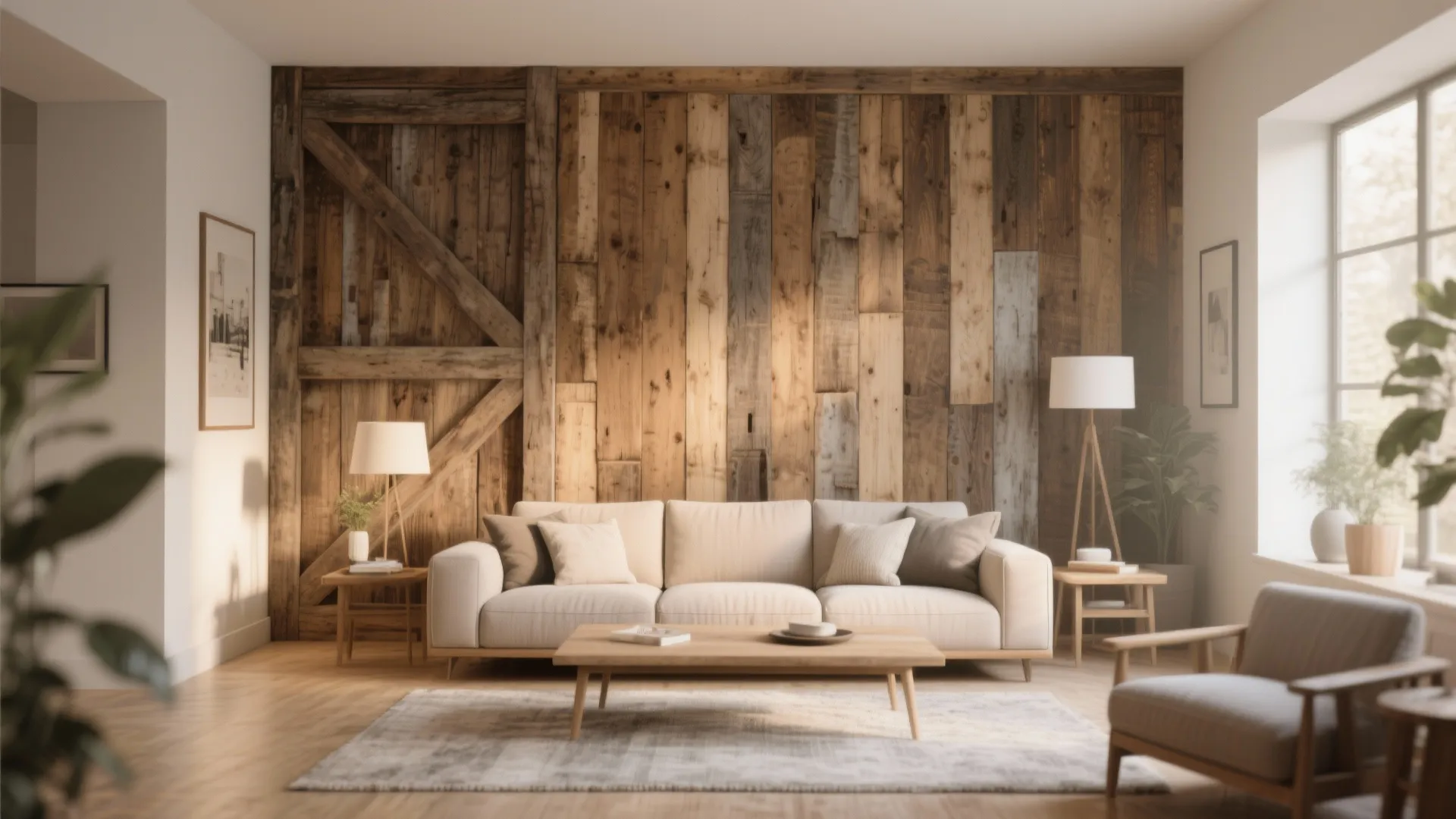 Reclaimed Wood Accent Wall
