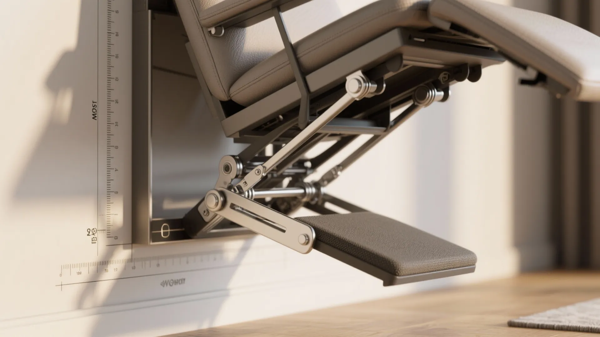 3. Pick narrow-profile recliner mechanisms to save depth