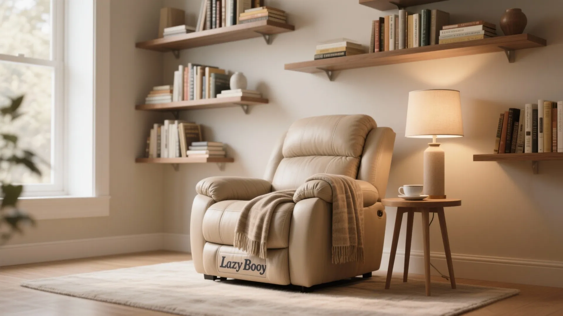 1. Create a Reading Nook Around Your Recliner