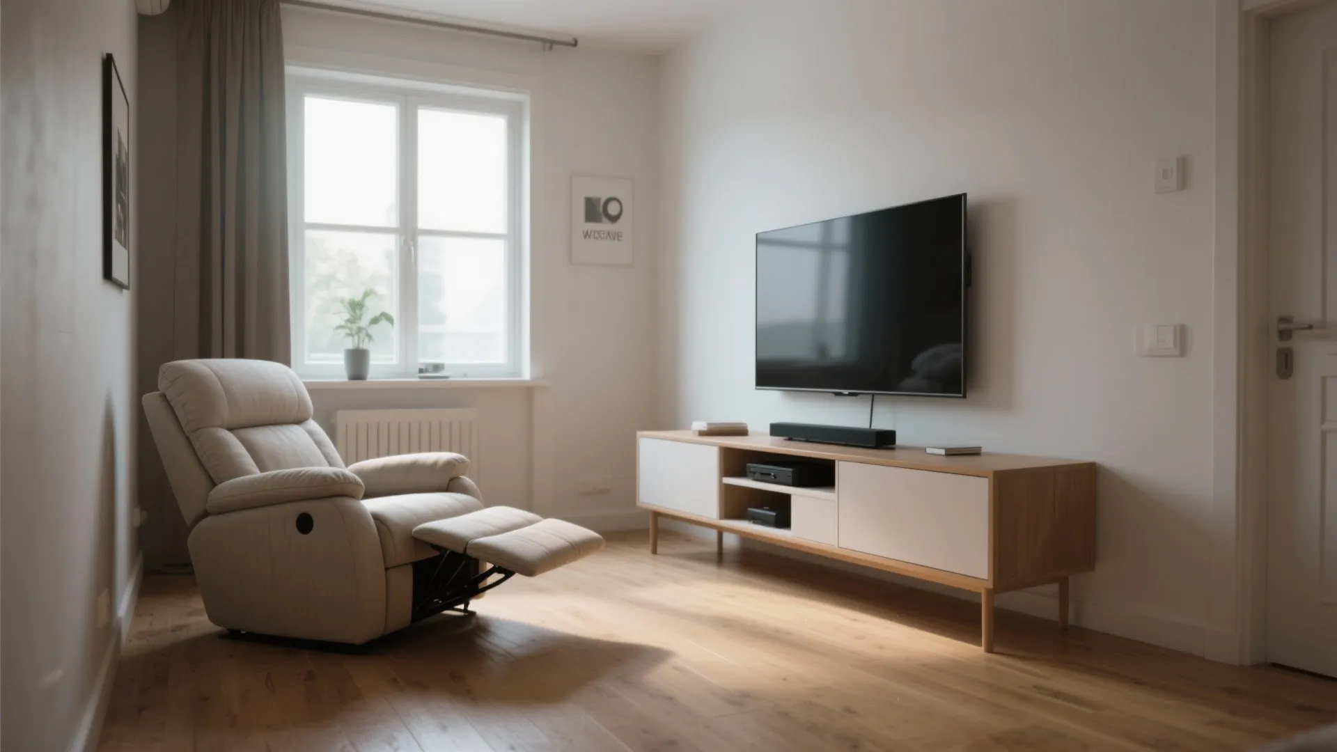 3. Combine a recliner with a clear sightline