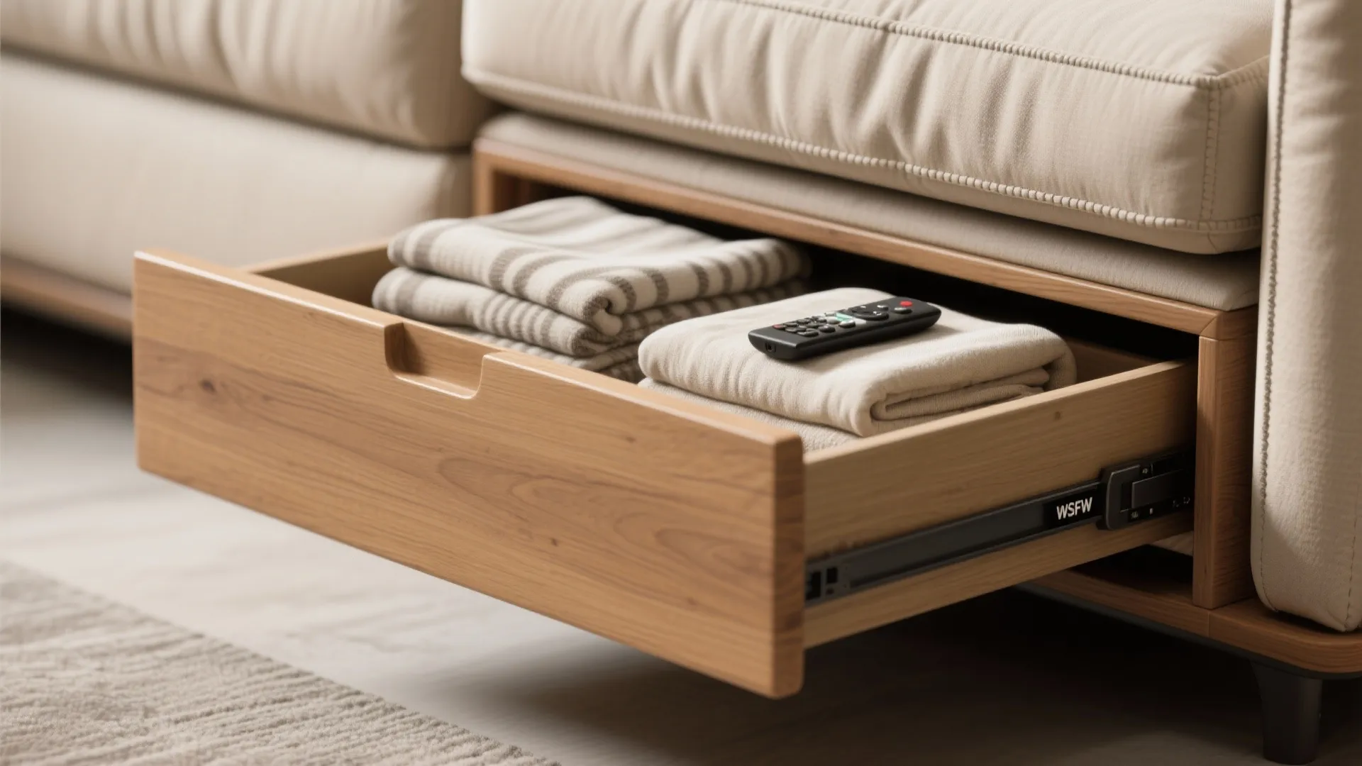 2. Recliners that double as storage or ottomans