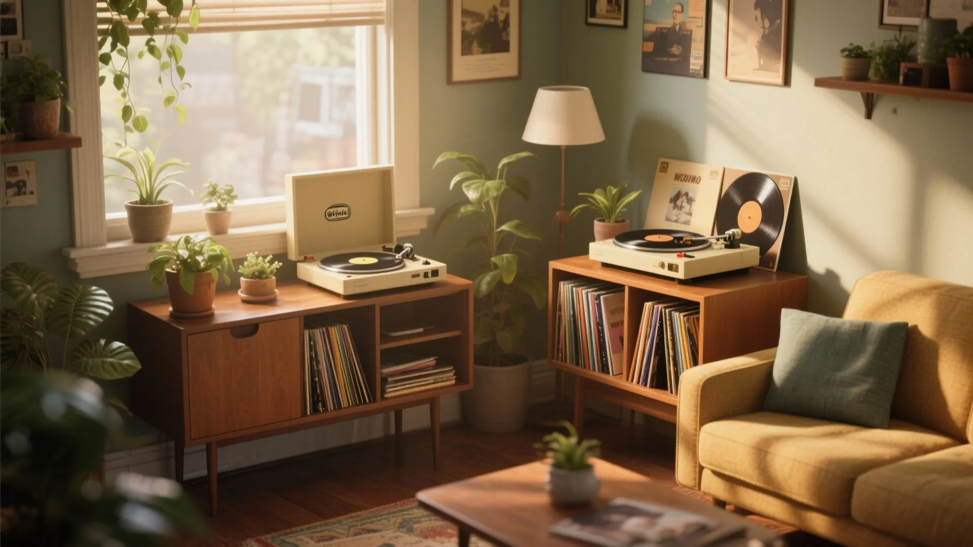 8. Record Player Corners