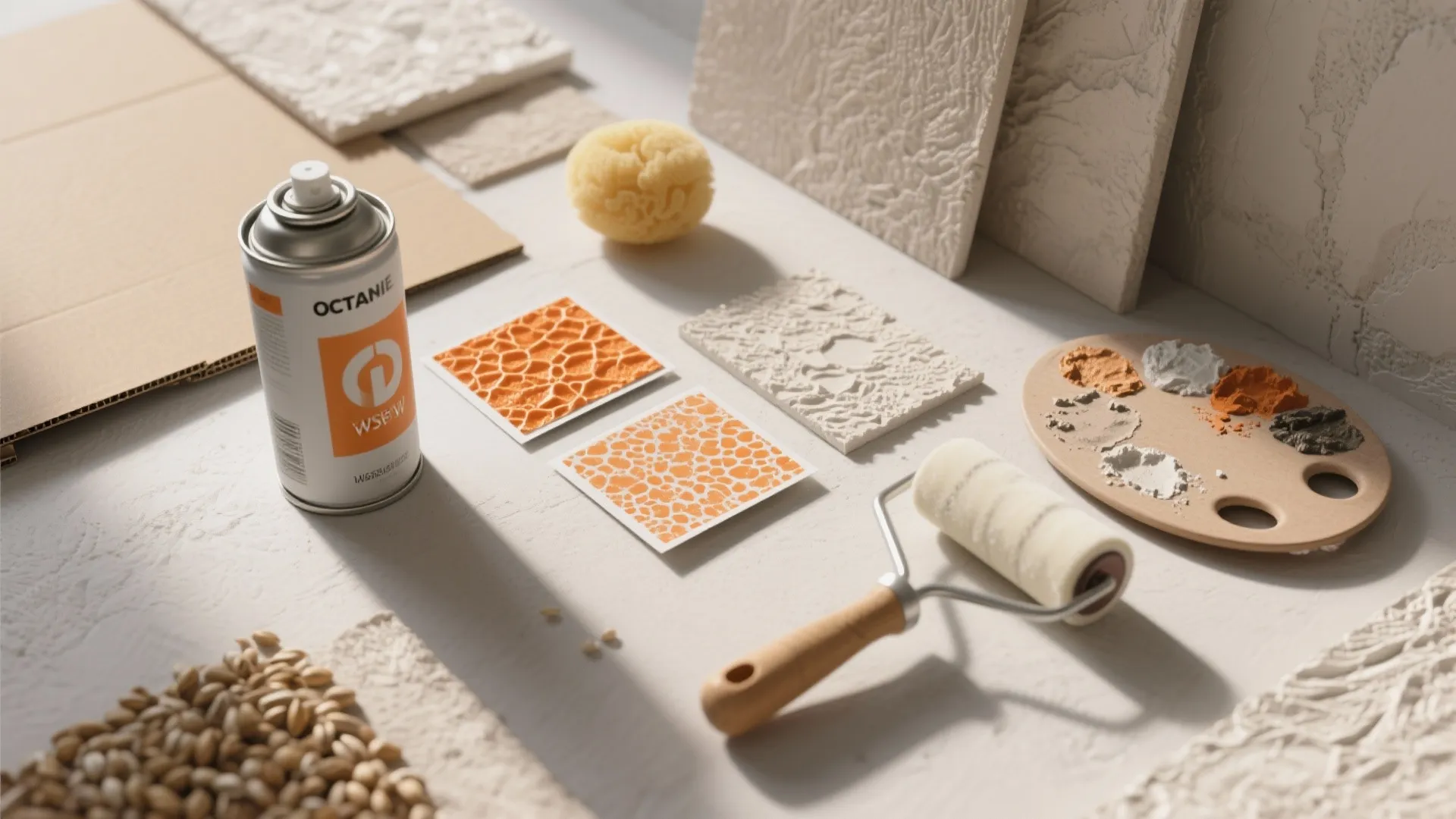 4. Recreate texture before painting