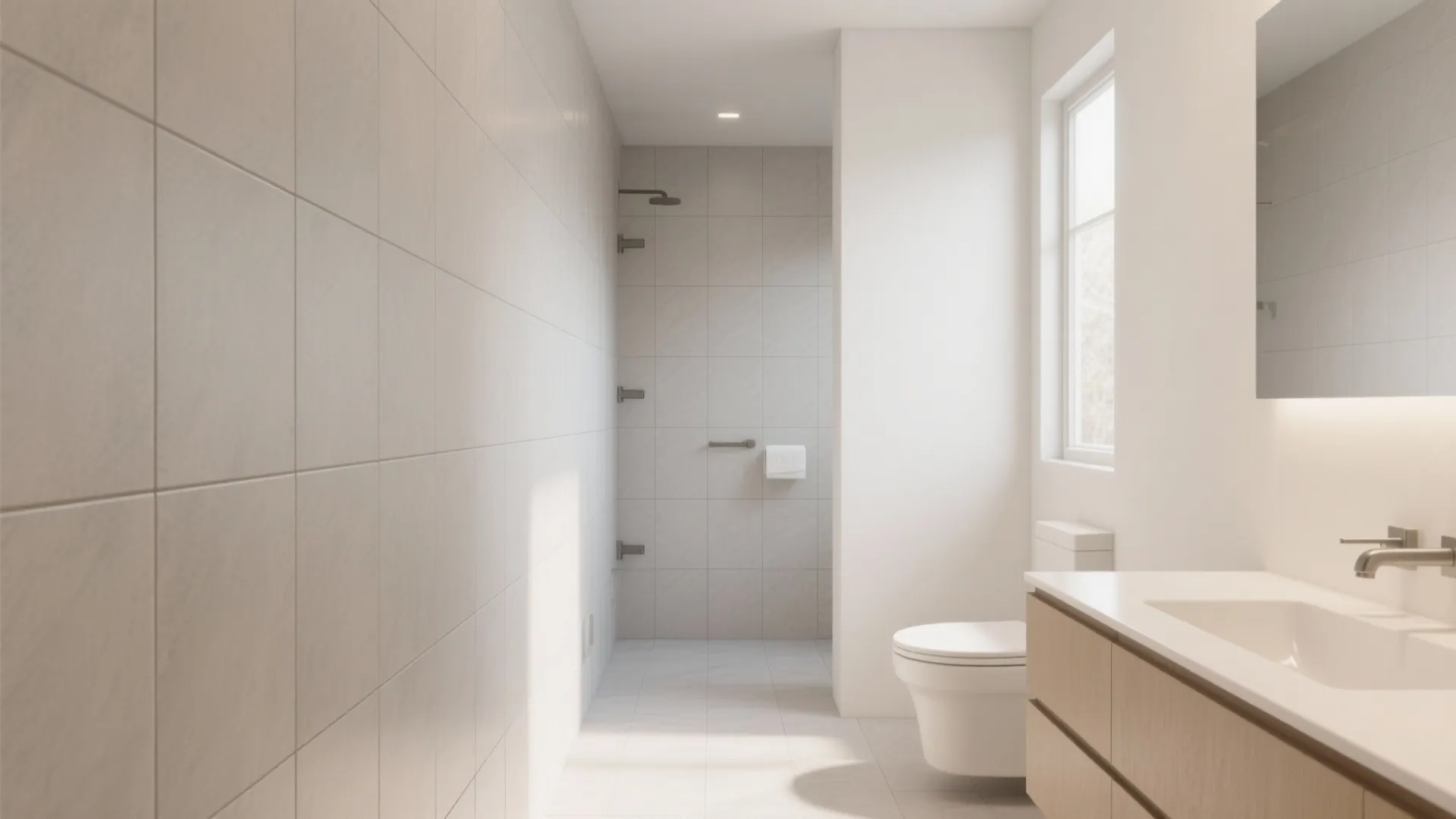 12x24 Rectangular Tiles to Elongate and Calm