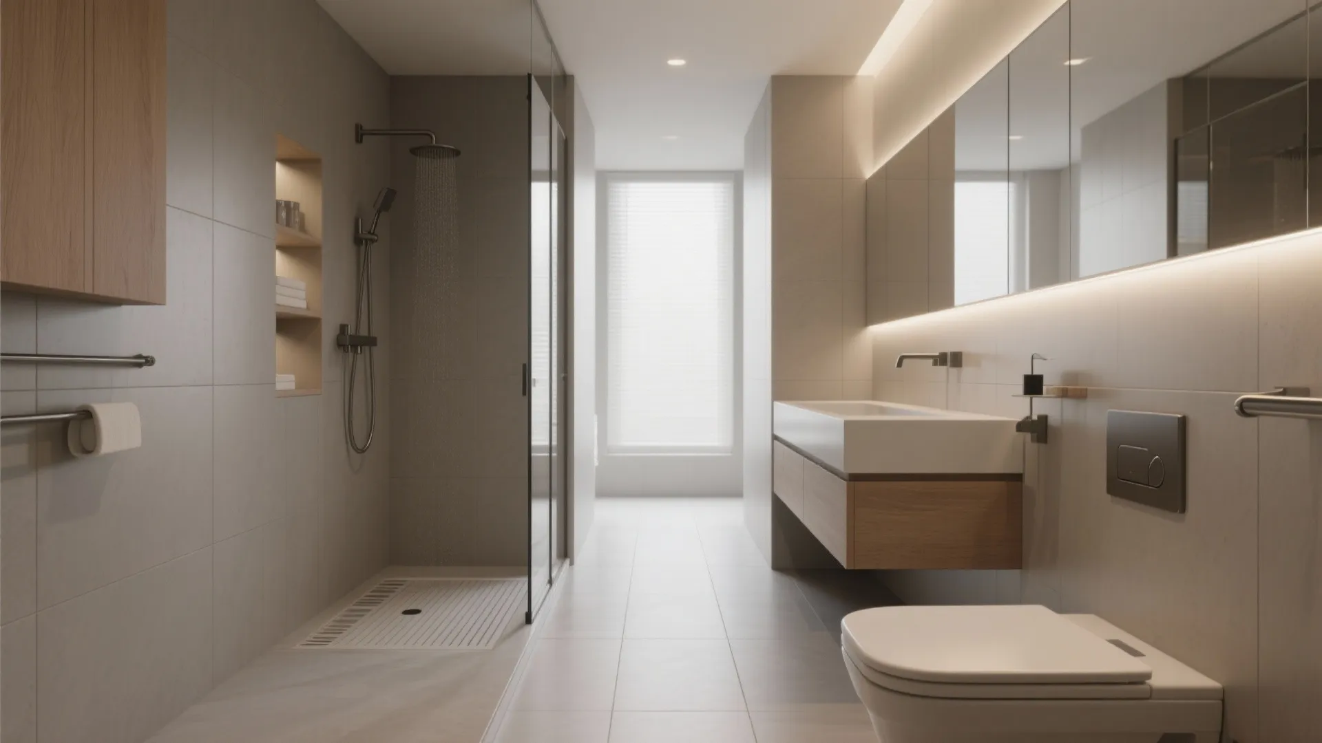 5 Rectangular Bathroom Designs That Actually Work: Small-space creativity: my 5 expert ideas for rectangular bathroom layouts, storage, and light