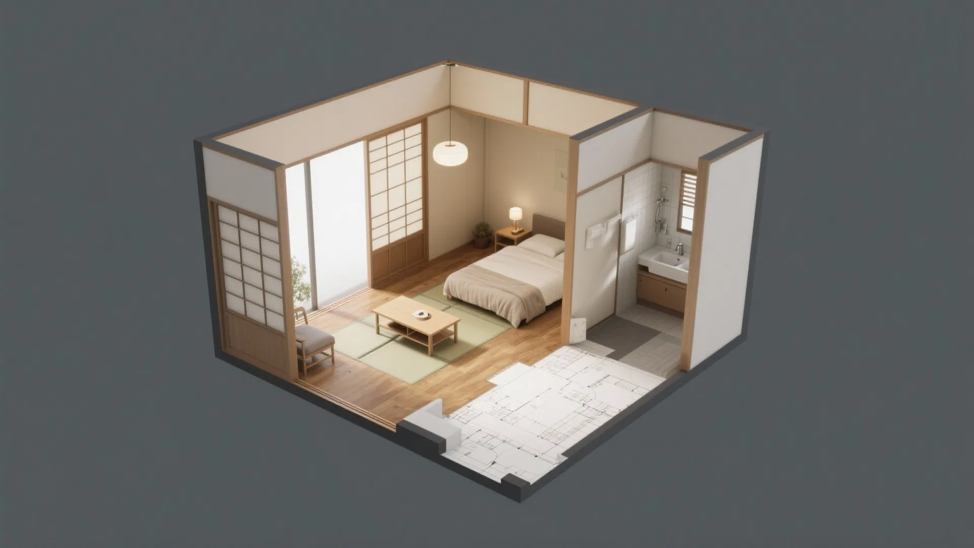 平屋のコストを左右するのは形状と動線計画（動線規模＝施工量）