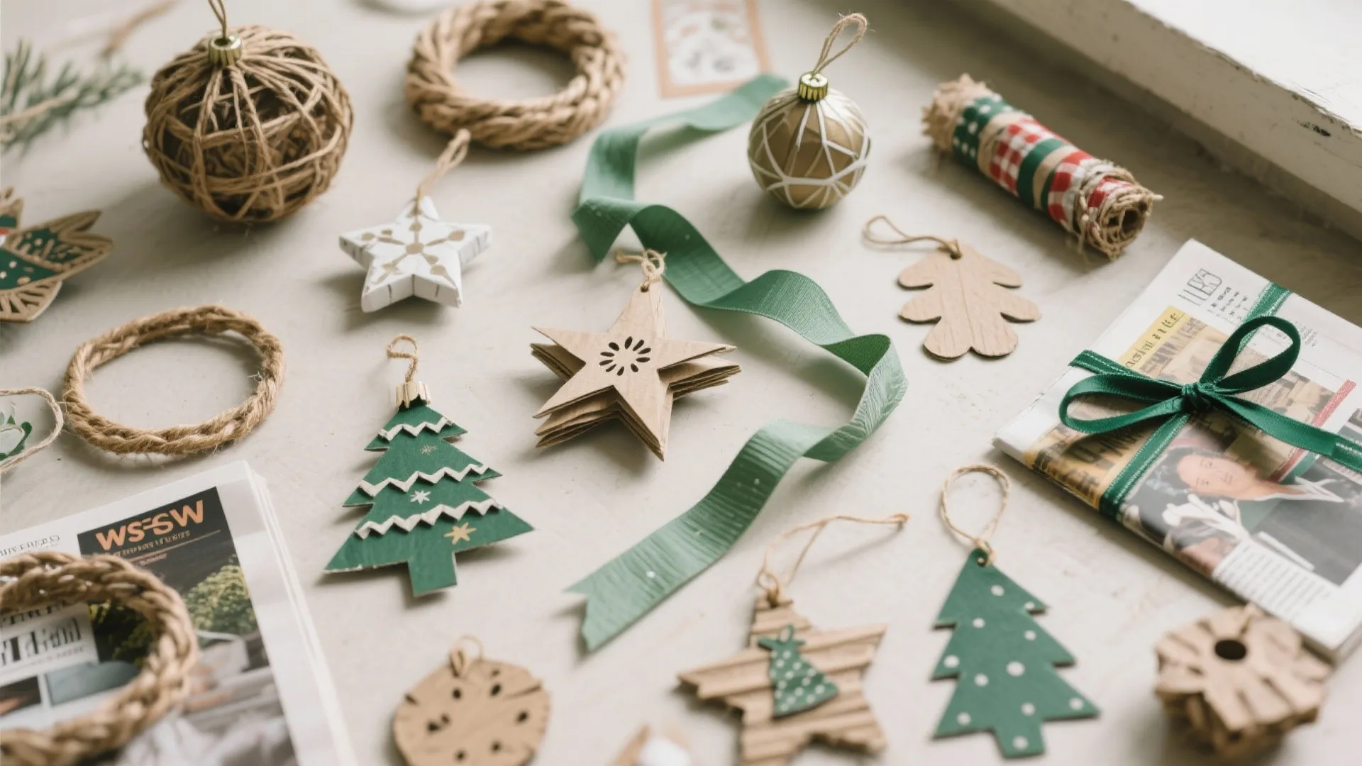 9. Recycled Christmas Chic