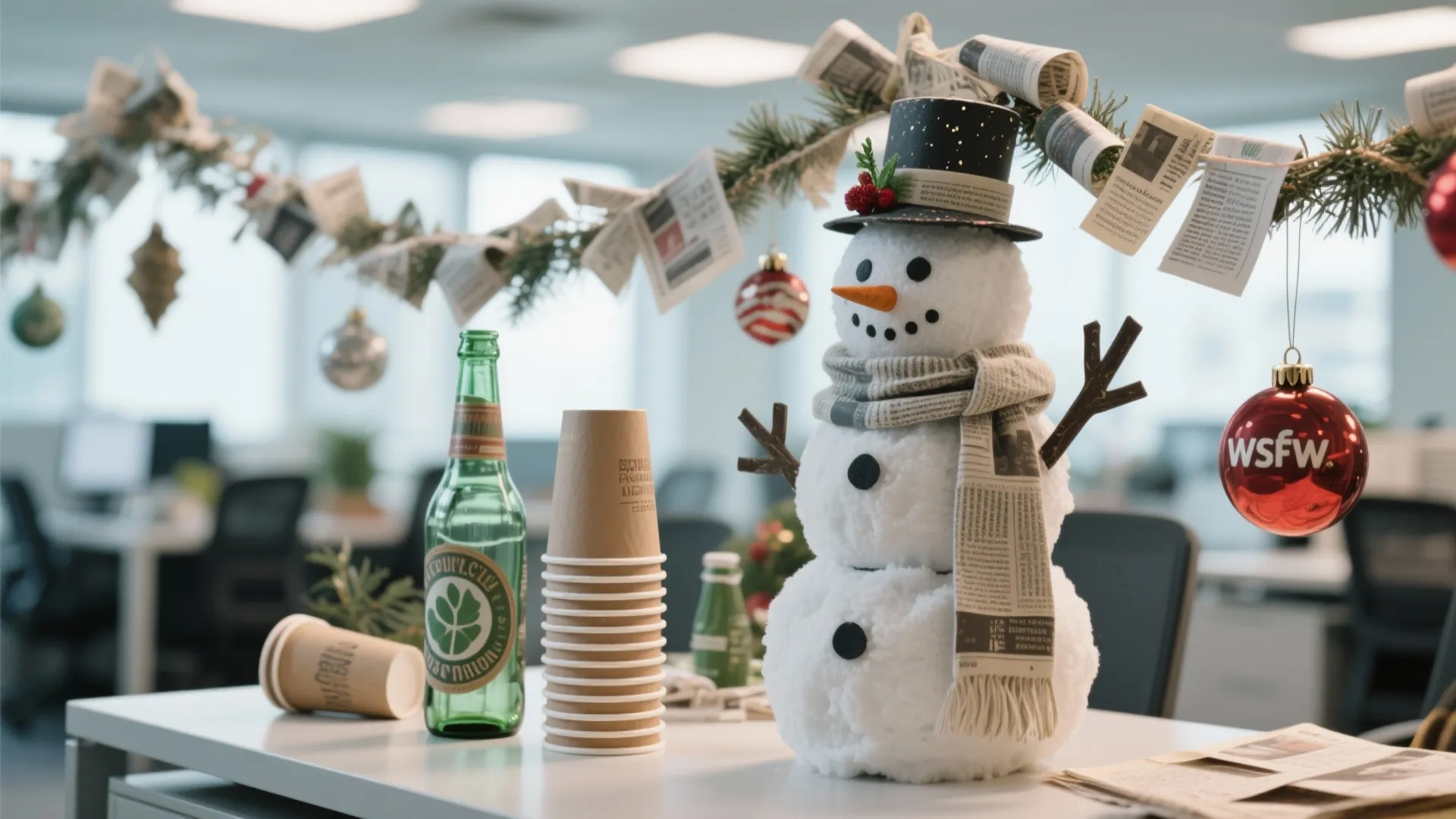 4. Recycled Holiday Décor