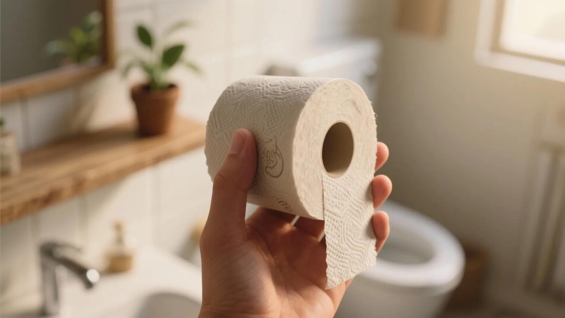 1. Choose recycled-fiber tissue for lower impact