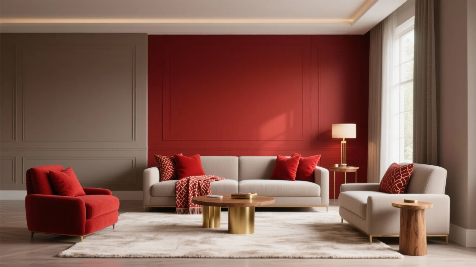 Idea 2: One Statement Wall + Controlled Accents