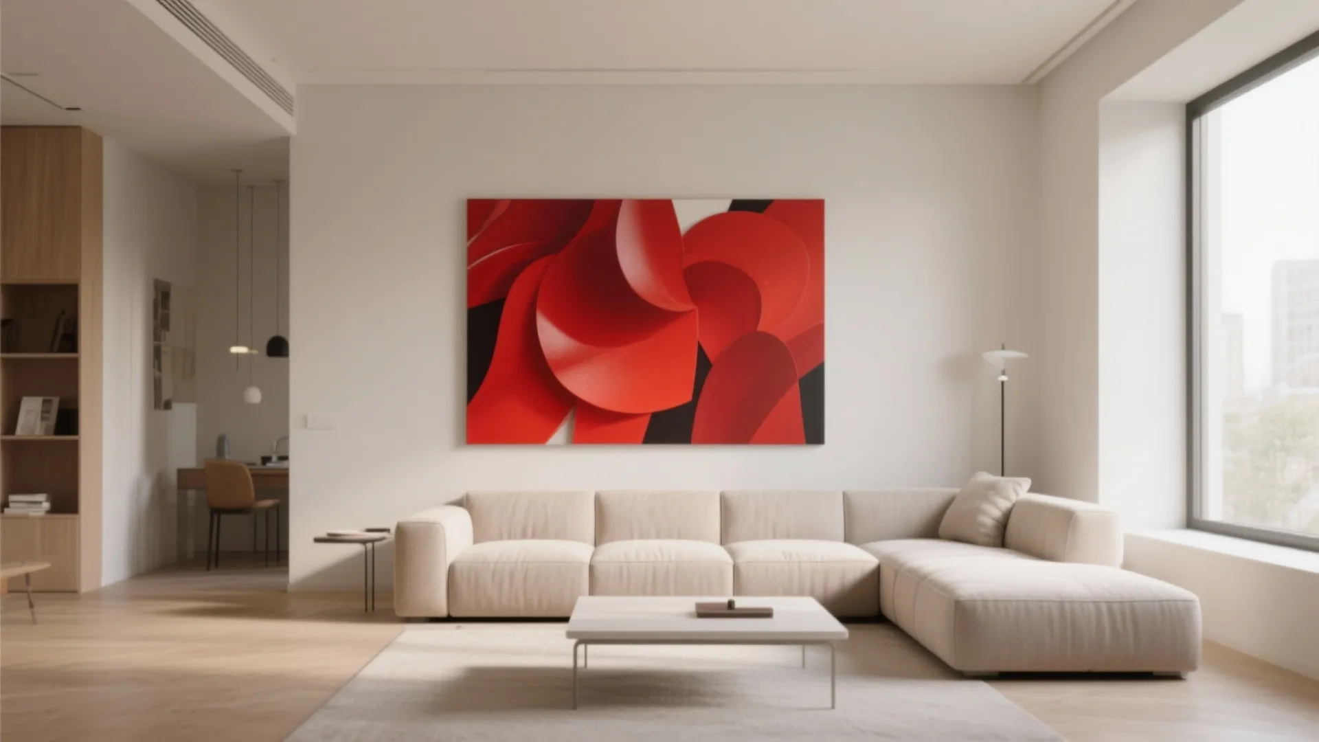 10. Red Artwork as a Pop