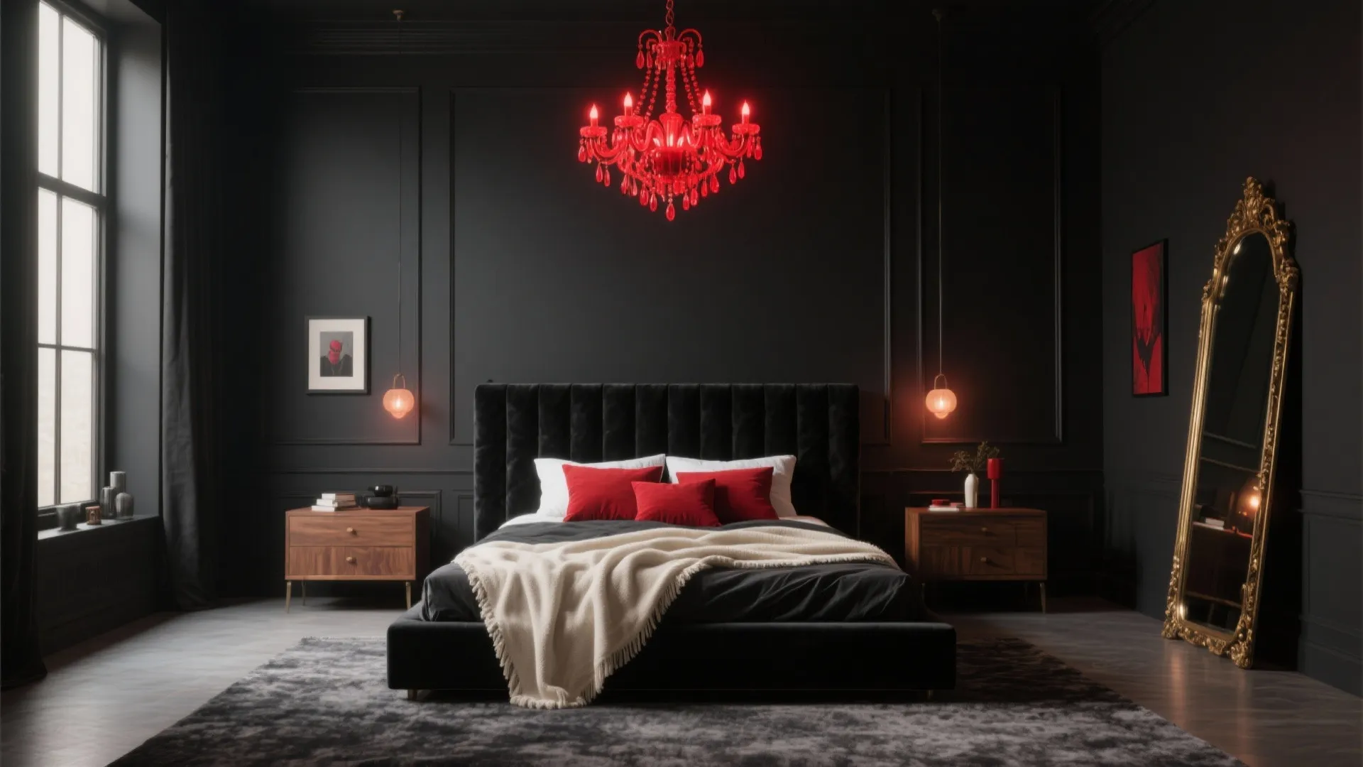 Red and Black Bedroom Decor: 5 Bold Ideas: How to design a red and black bedroom that feels luxe, cozy, and not over-the-top