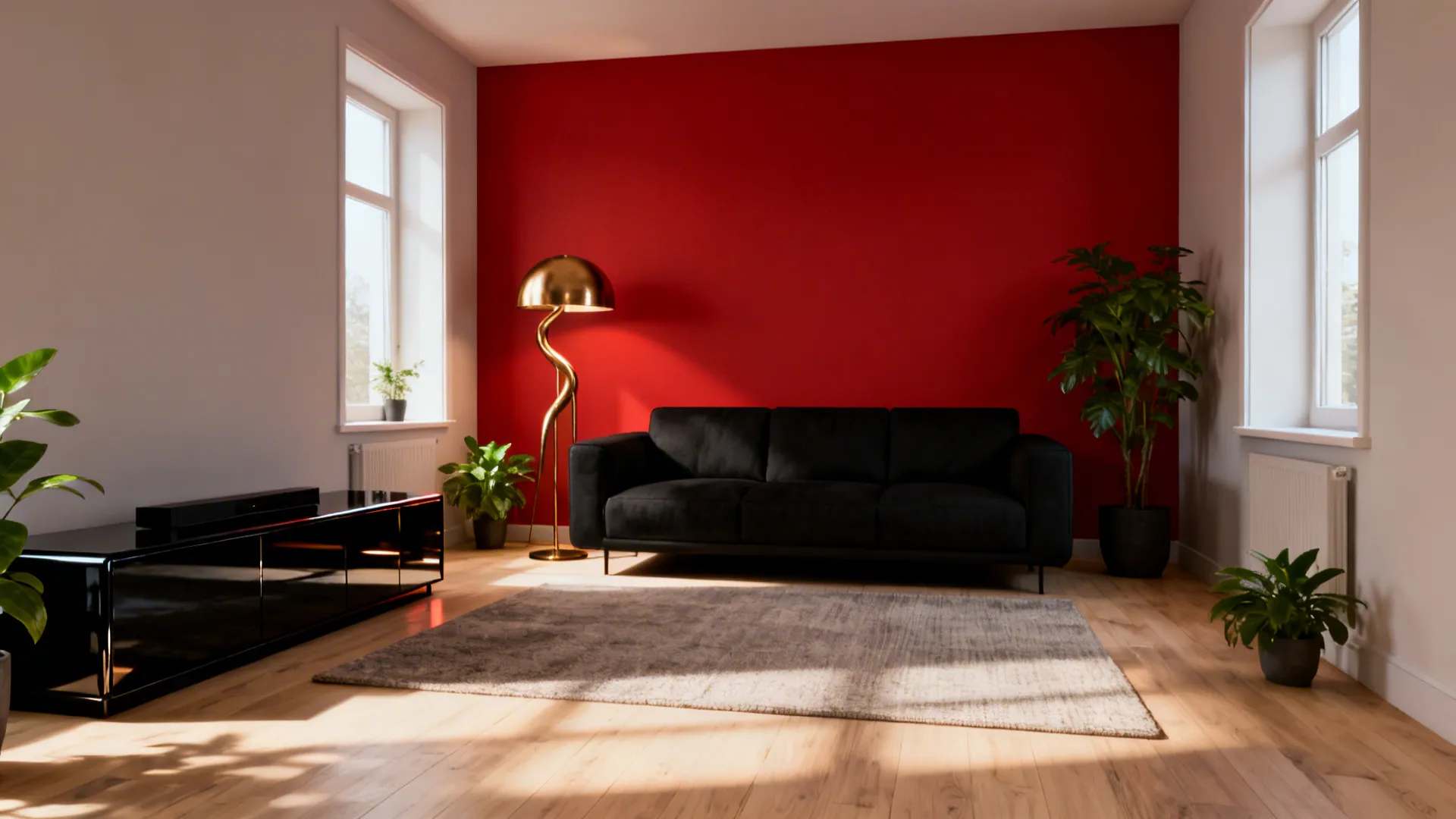 5 Red & Black Living Room Ideas