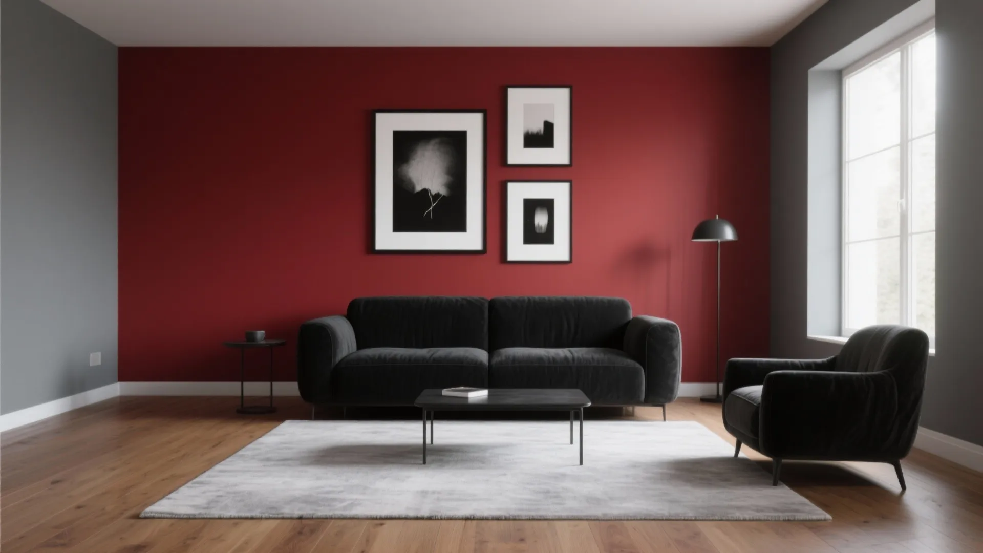 Red Black Grey Living Room Ideas — 5 Inspo: 5 practical red black grey living room ideas from a pro designer
