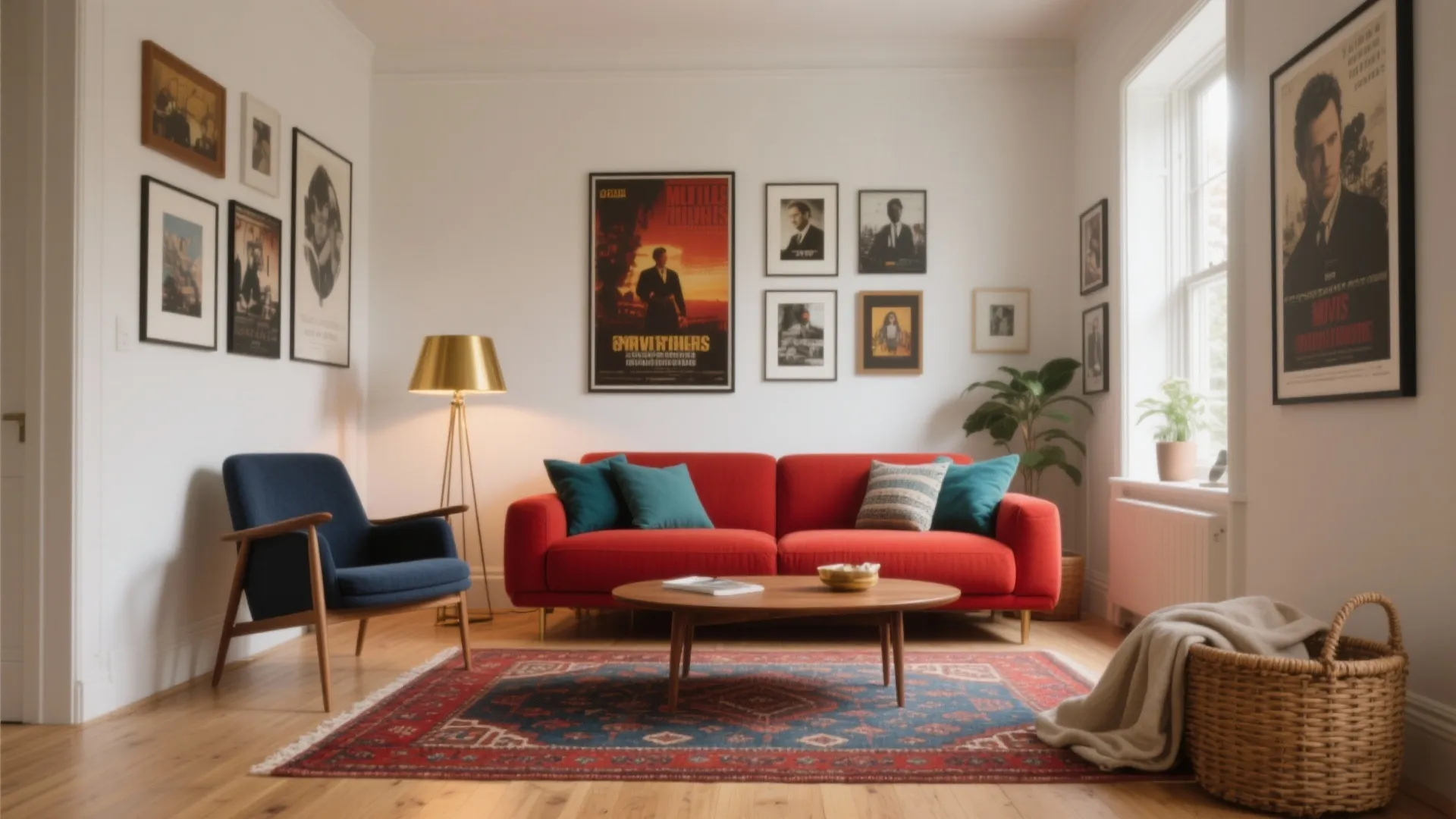 5 Red & Blue Living Room Ideas: Creative small-space design tips to use red and blue in harmony