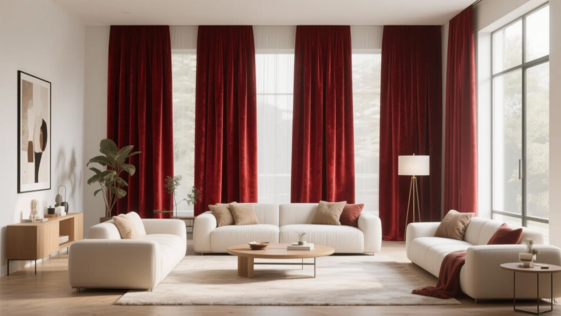 10 Stylish Ideas for Choosing Red Curtains 52 x 95 for Your Living Room: Personal tips and expert-backed insights to help you style red curtains for a cozy, elegant living room