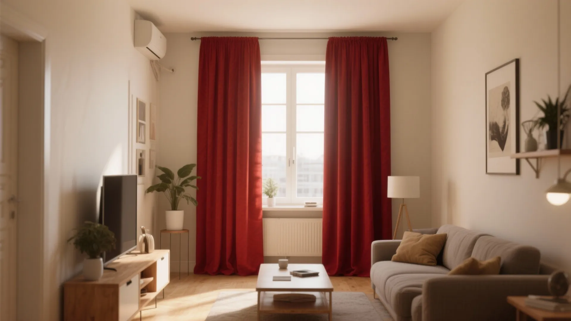 10 Inspiring Ways to Style 52x98 Inch Red Curtains: Small space, big style – my top 10 designer tips for red curtains in your living room