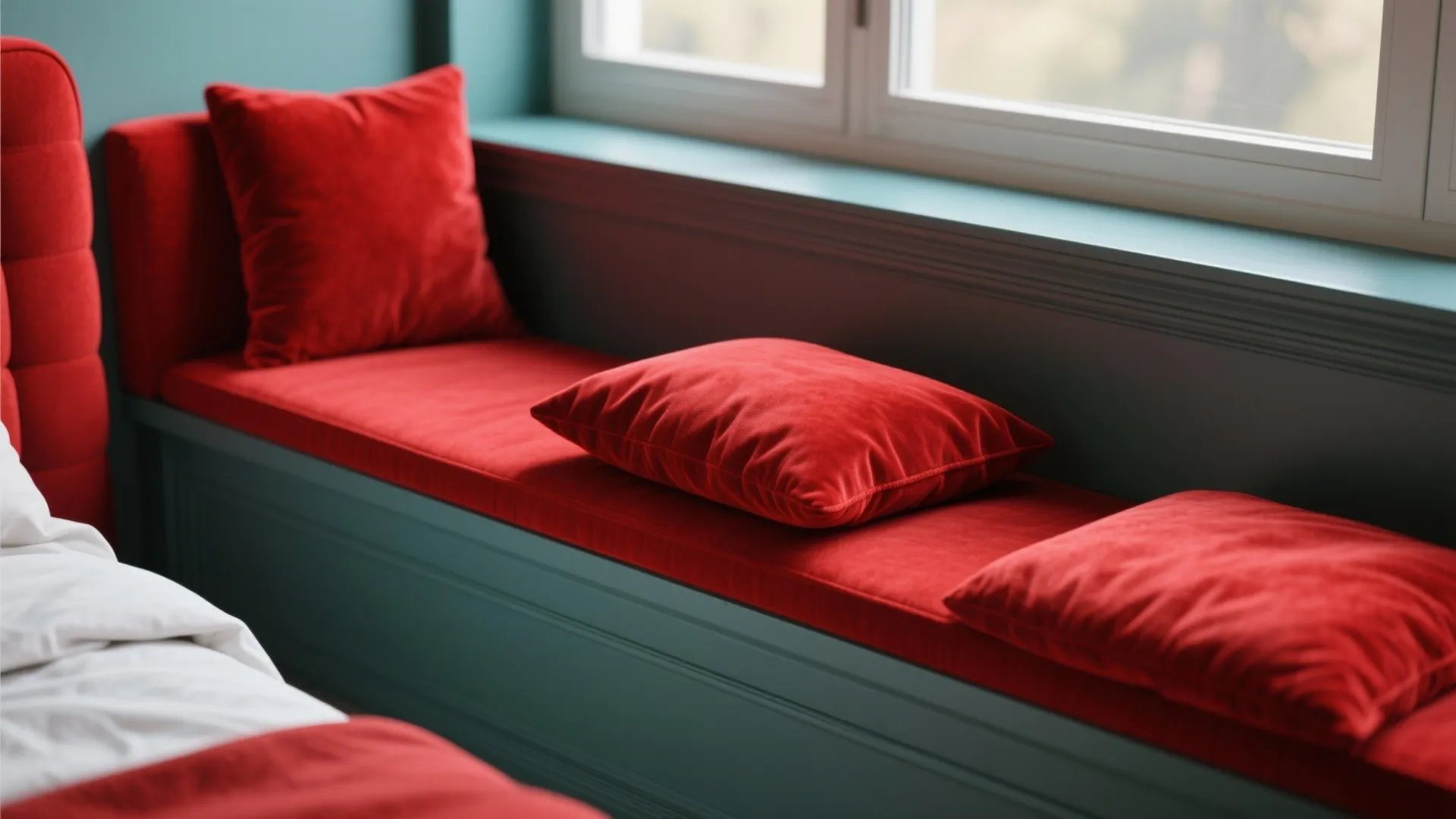 3. Punchy Red Details