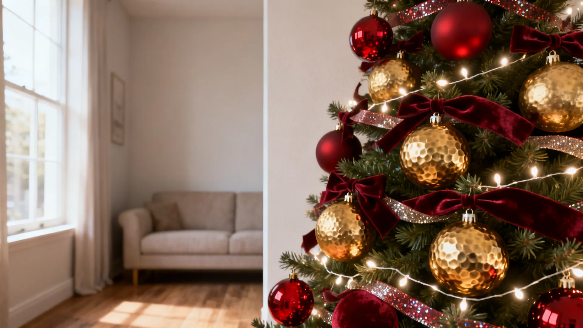 5 Festive Red & Gold Christmas Tree Ideas