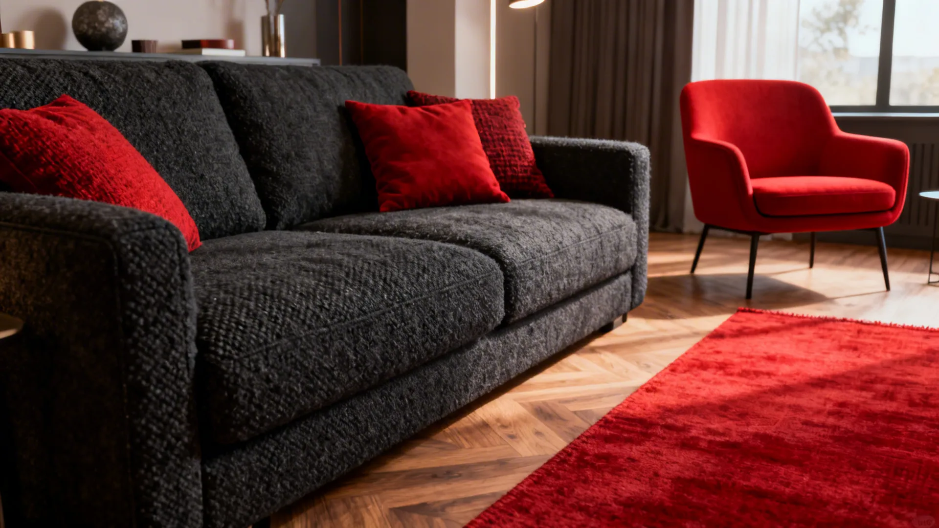 Red & Grey Living Room Ideas — 5 Fresh Ways