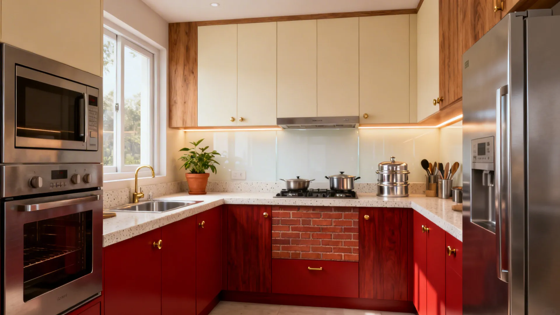 5 Red Kitchen Cabinets Designs in India: My Pro Tips: Bold, space-smart ideas for small Indian kitchens—5 data-backed inspirations with real pros and cons