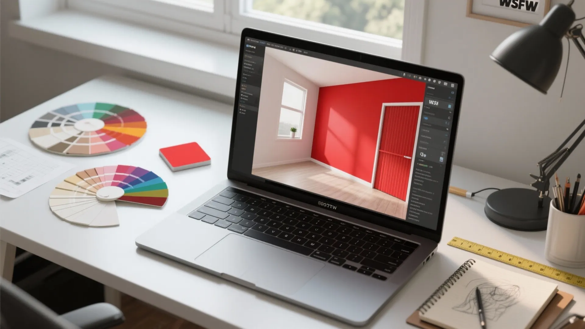 5. Use Red Sparingly for Impact — Try 3D Mockups First