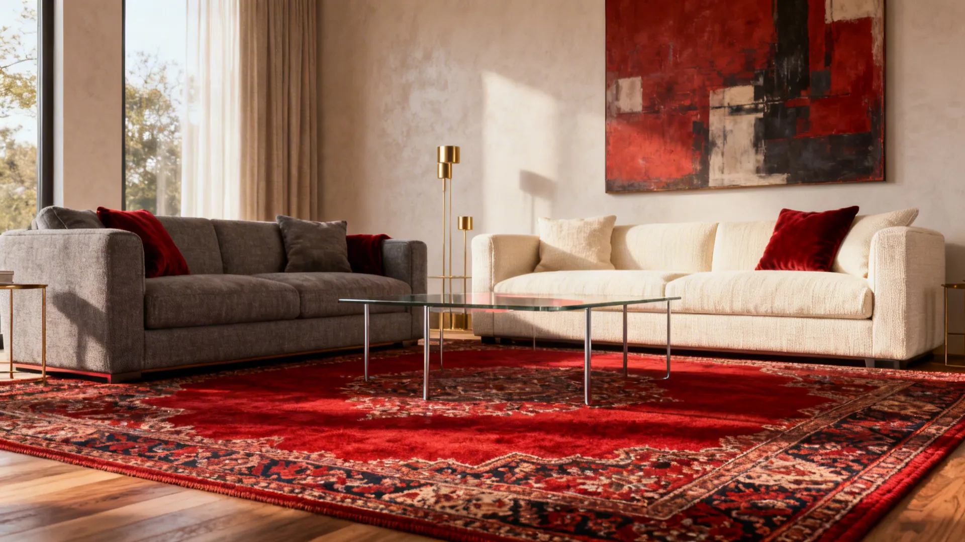 Red Persian Rug Living Room Ideas — 5 Inspirations: Cozy, bold, and surprisingly versatile ways to style a red Persian rug in small and larger living rooms