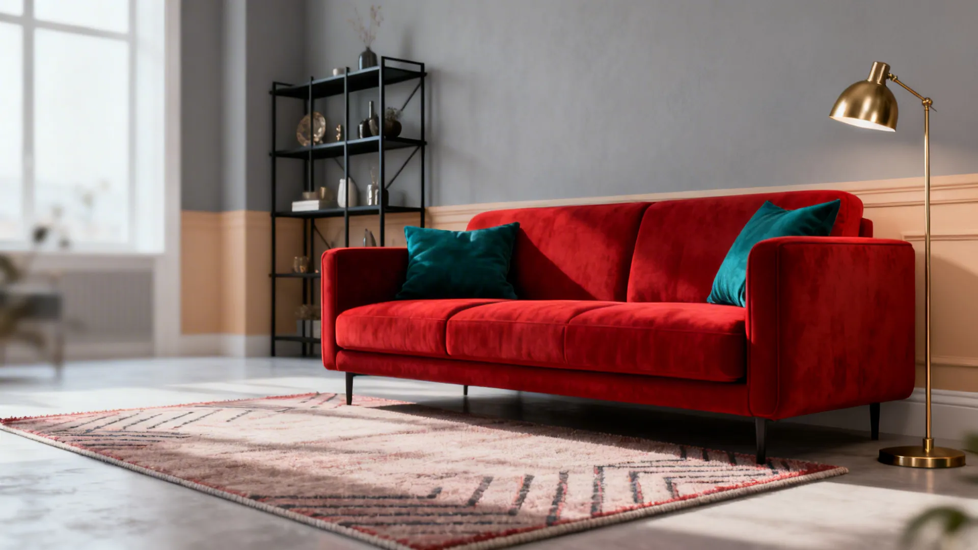 5 Living Room Ideas with a Red Sofa