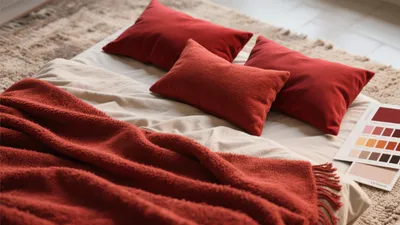 Cozy Bedroom Design with Terracotta Tones